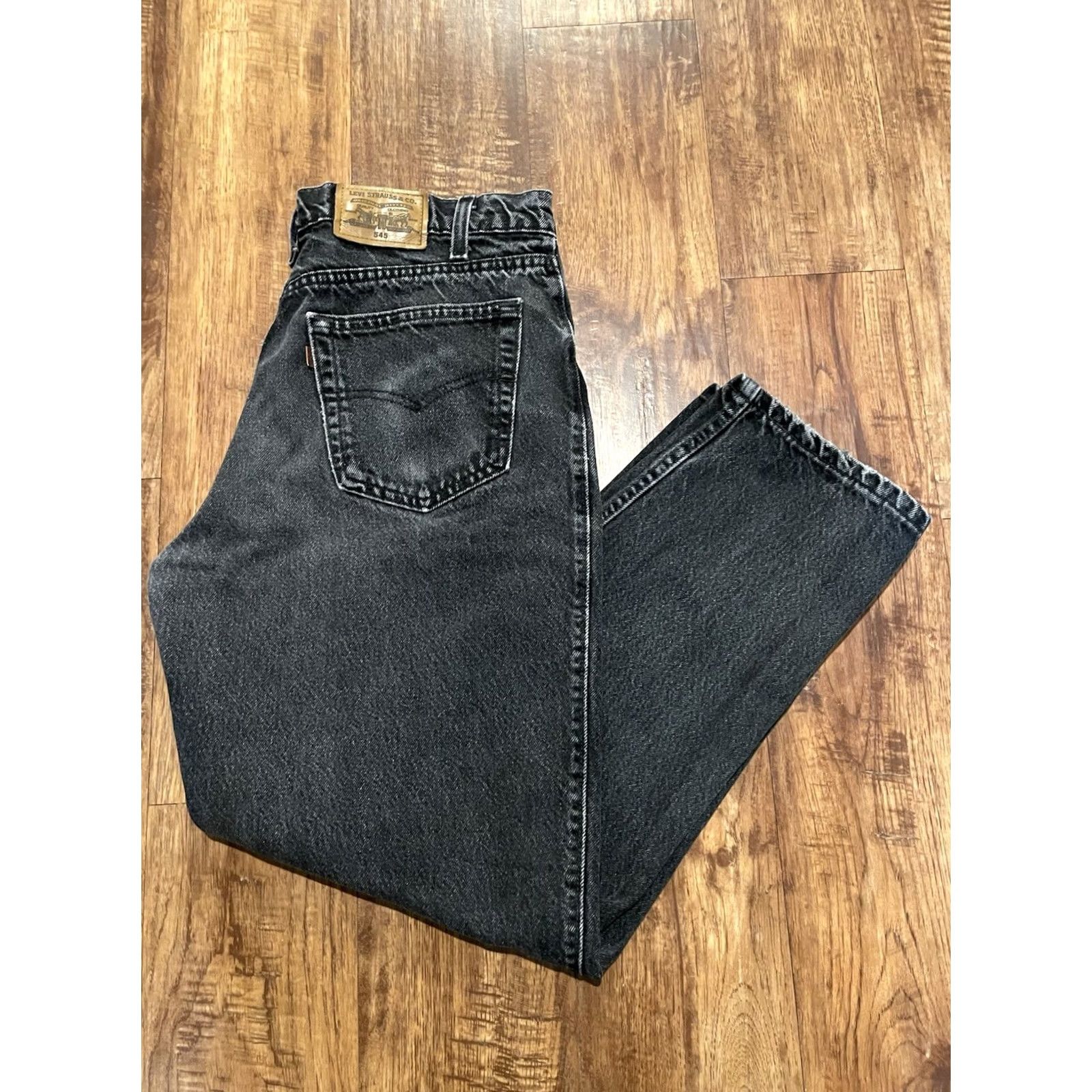 Levi's VINTAGE Levi's 545 Jeans Mens 32 Regular Black Denim 5-Pocket Tapered Relaxed Fit 1993 US Made Size US 32 / EU 48 - 2 Thumbnail