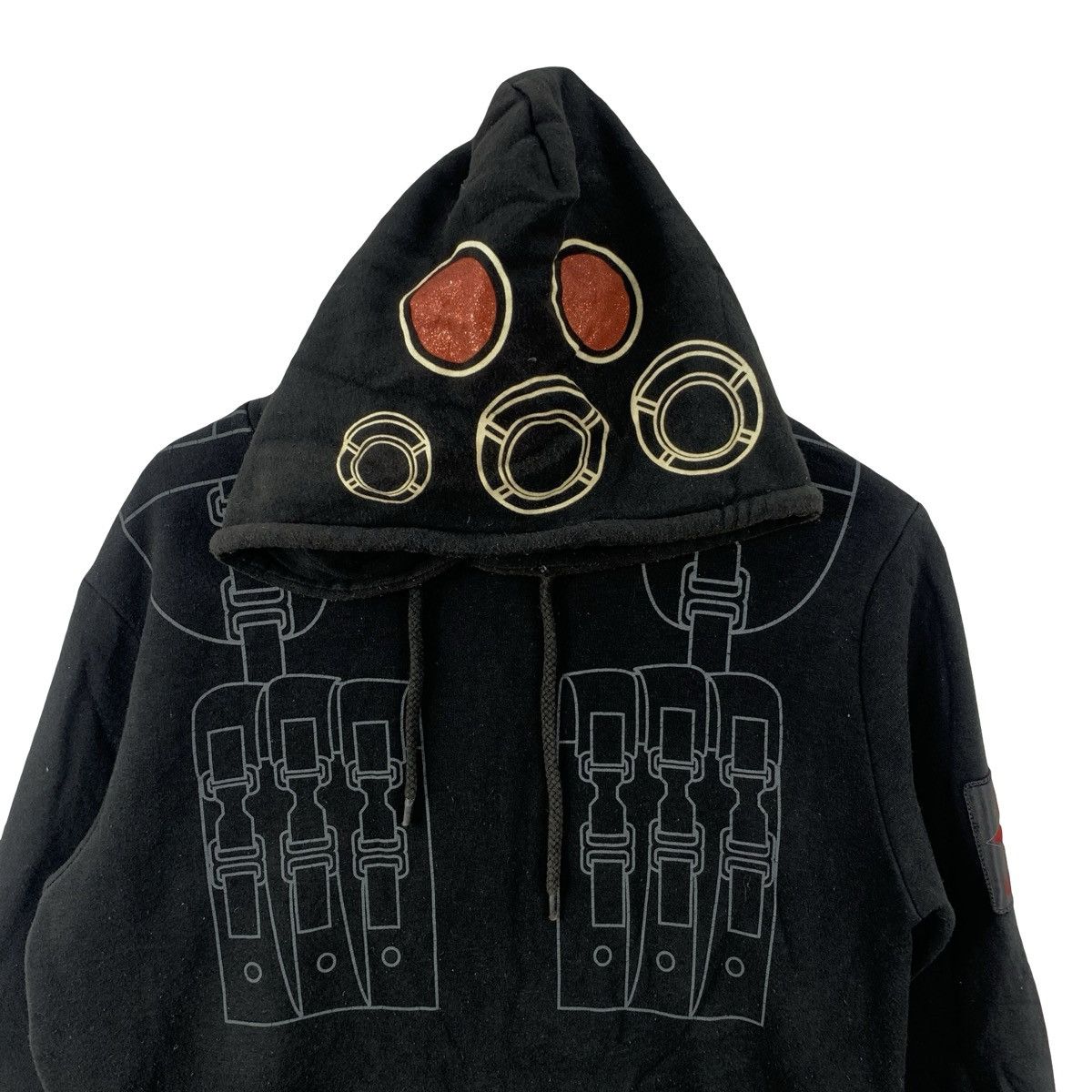 Other TACTICAL STRAP GRAPHIC Hoodie with Steampunk Goggle Hood Size US L / EU 52-54 / 3 - 7 Thumbnail