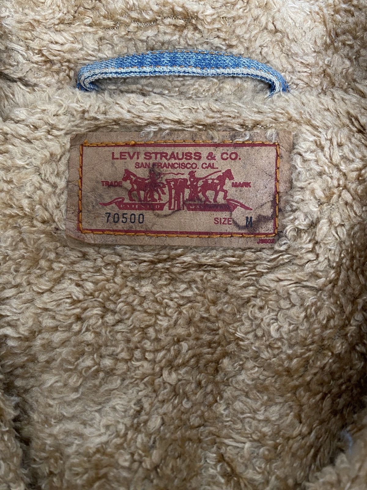 Japanese Brand × Levi's × Vintage Vintage Brand Levis Sherpa Trucker Jacket 1990s Size US M / EU 48-50 / 2 - 6 Thumbnail