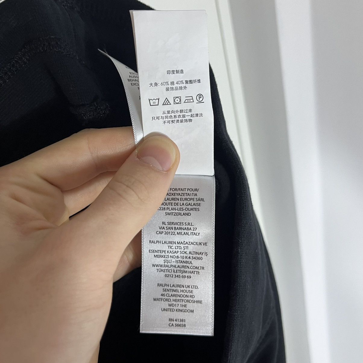 Polo Ralph Lauren Polo Ralph Lauren Baggy Black Sweatpants Streetwear Y2K Size US 36 / EU 52 - 11 Thumbnail