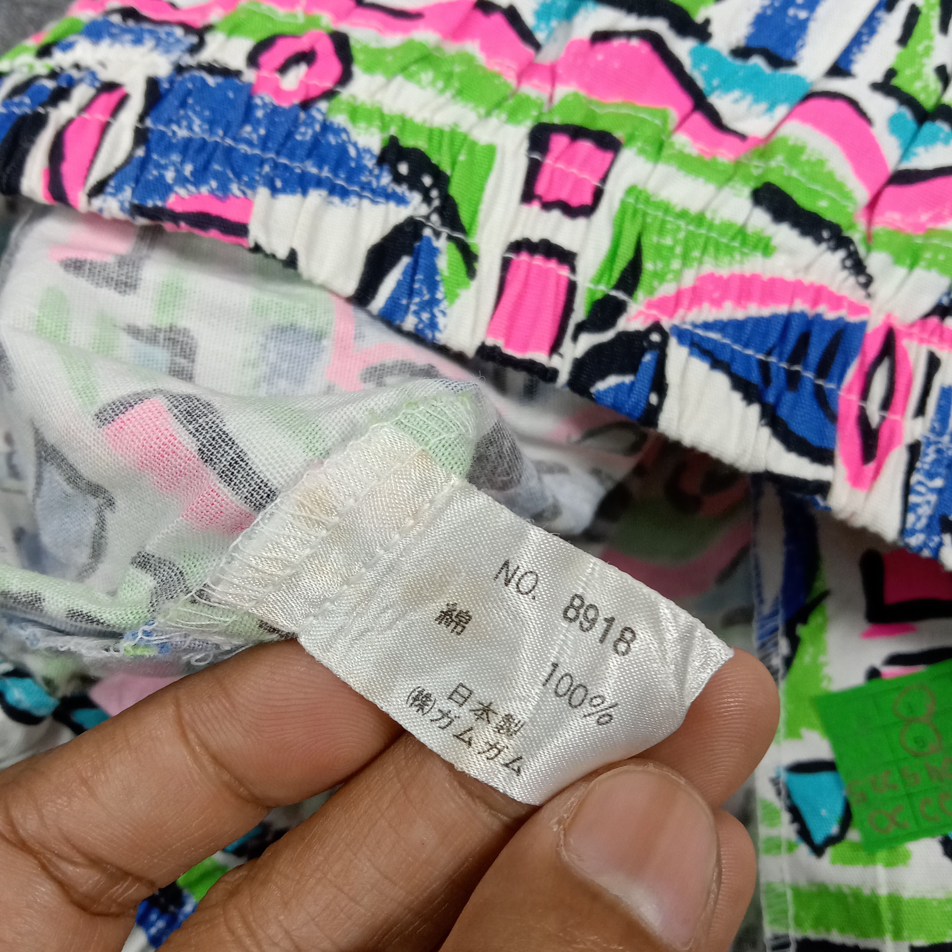 O'Neill Vintage 80s O'Neill Surf Neon Geometric Retro Jacket C282N1 Size US M / EU 48-50 / 2 - 8 Thumbnail