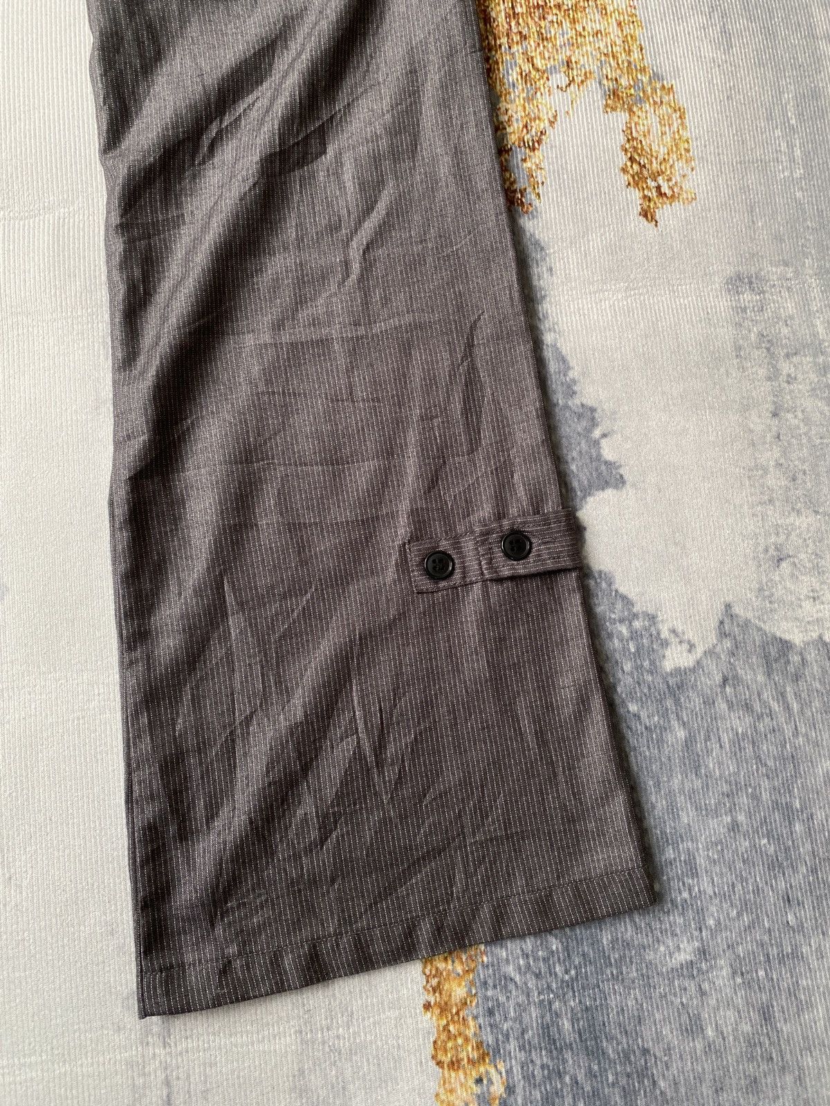 Japanese Brand Tete Homme Kazutaka Kato Flare Cargo Pant Size US 32 / EU 48 - 10 Thumbnail
