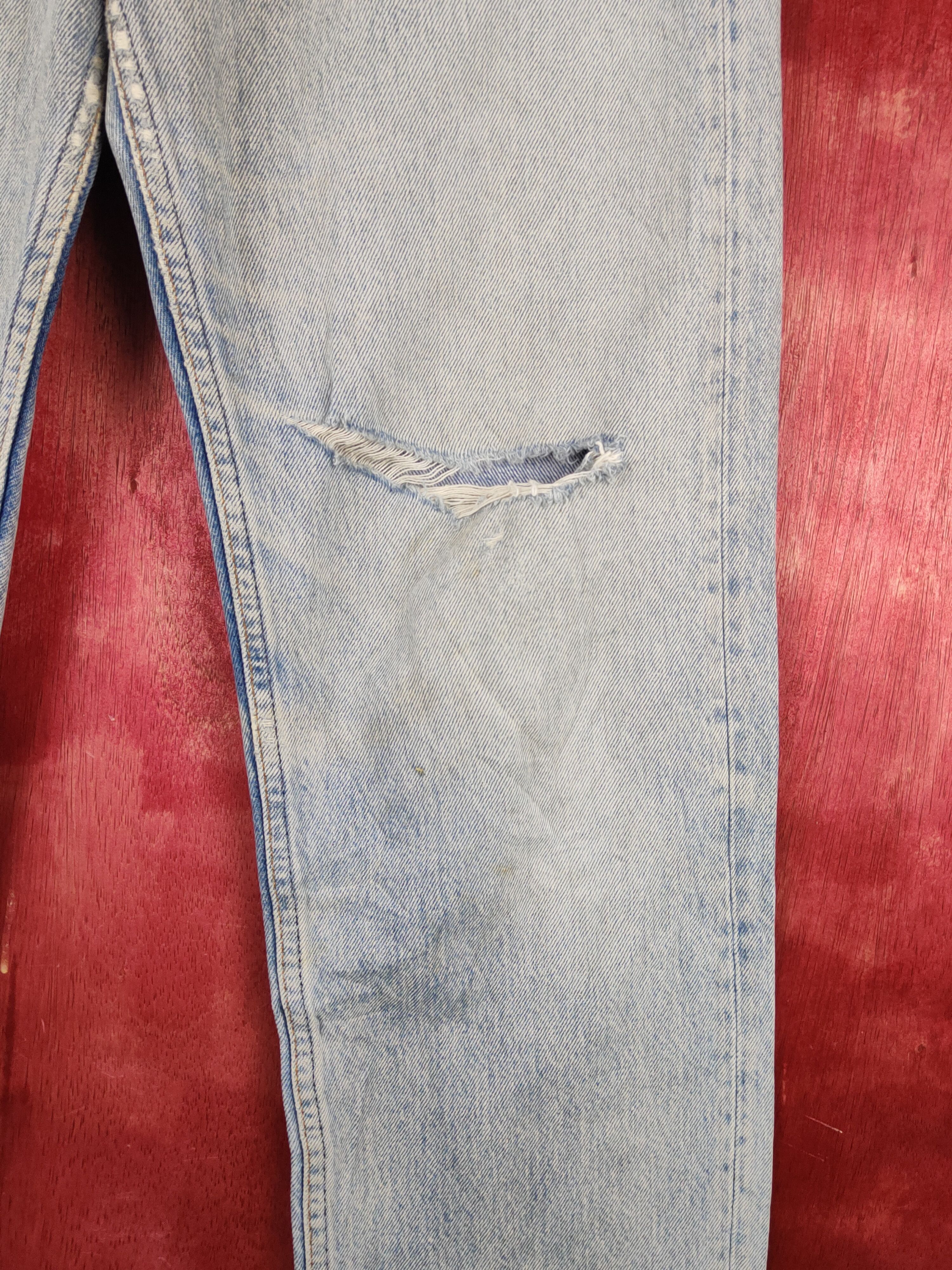 Levi's Levi's Blue Faded Distressed Ripped Jeans #S1653 Size US 30 / EU 46 - 6 Thumbnail