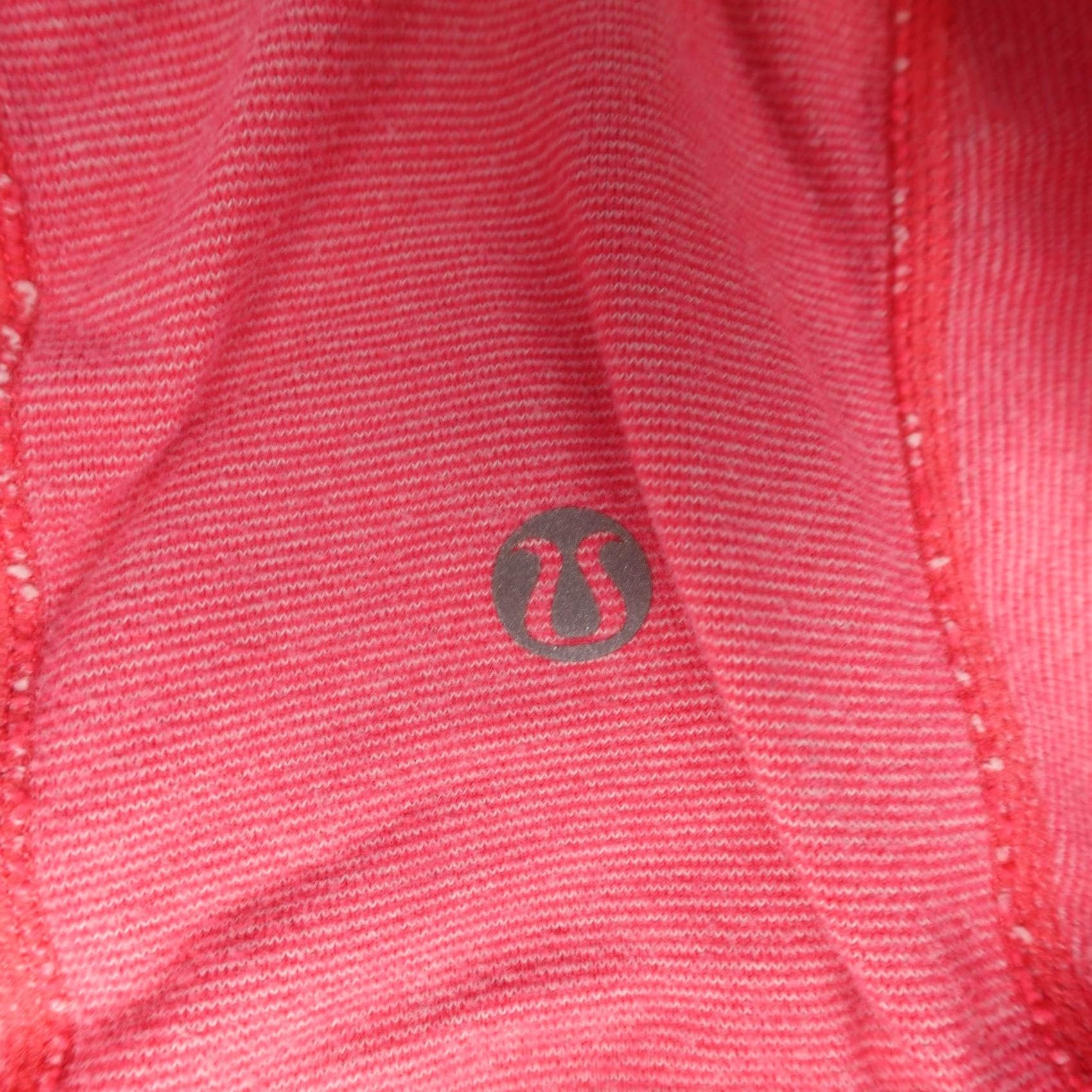 Lululemon Lululemon Hoodie Womens 10 Pink 1/4 Zip Ruffle Front Slim Fit Running Yoga Top Size L / US 10 / IT 46 - 2 Thumbnail