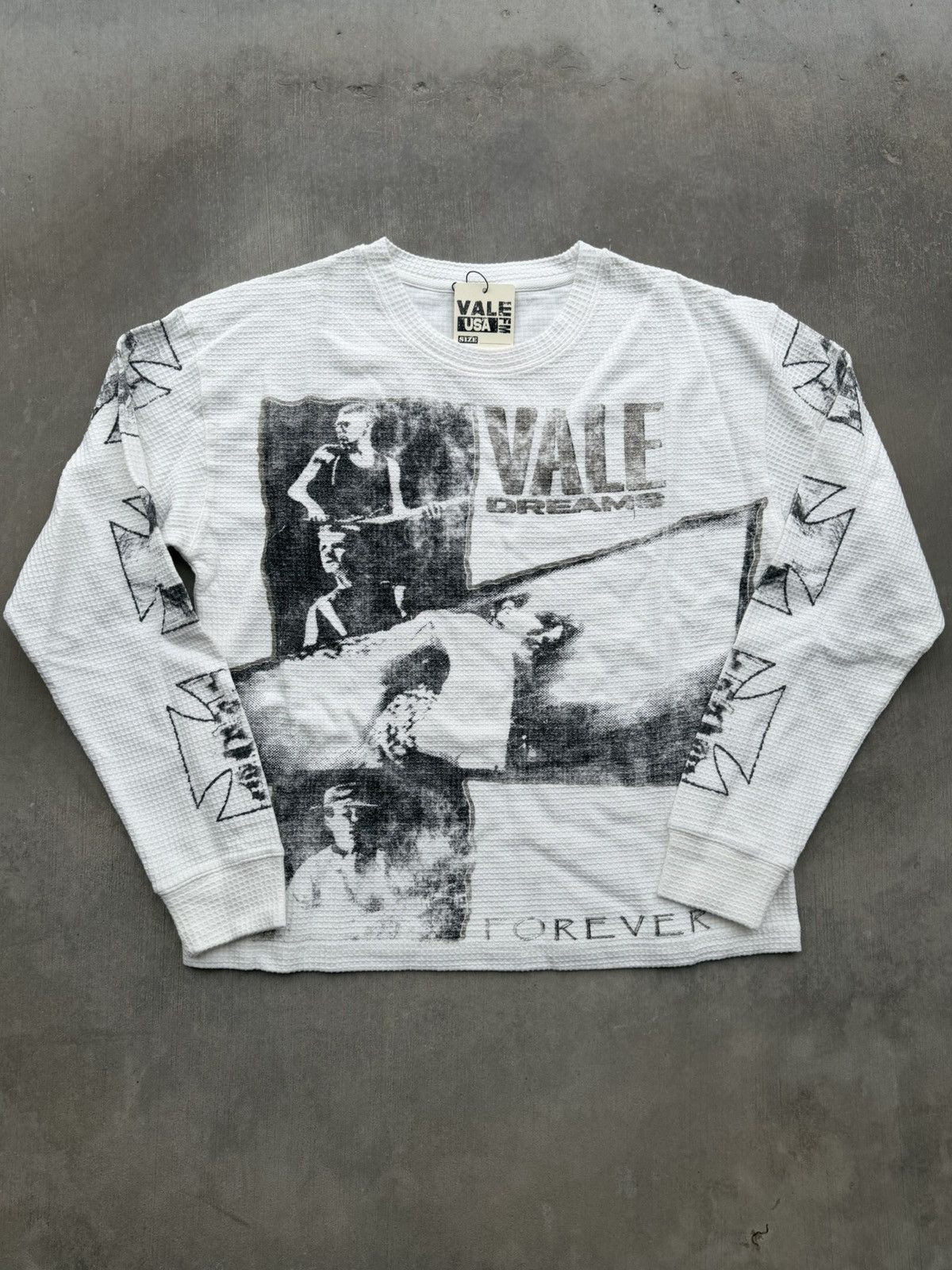 Vale Vale Forever Valley Slam Long-Sleeve Tee – White Large Size US L / EU 52-54 / 3 - 1 Thumbnail