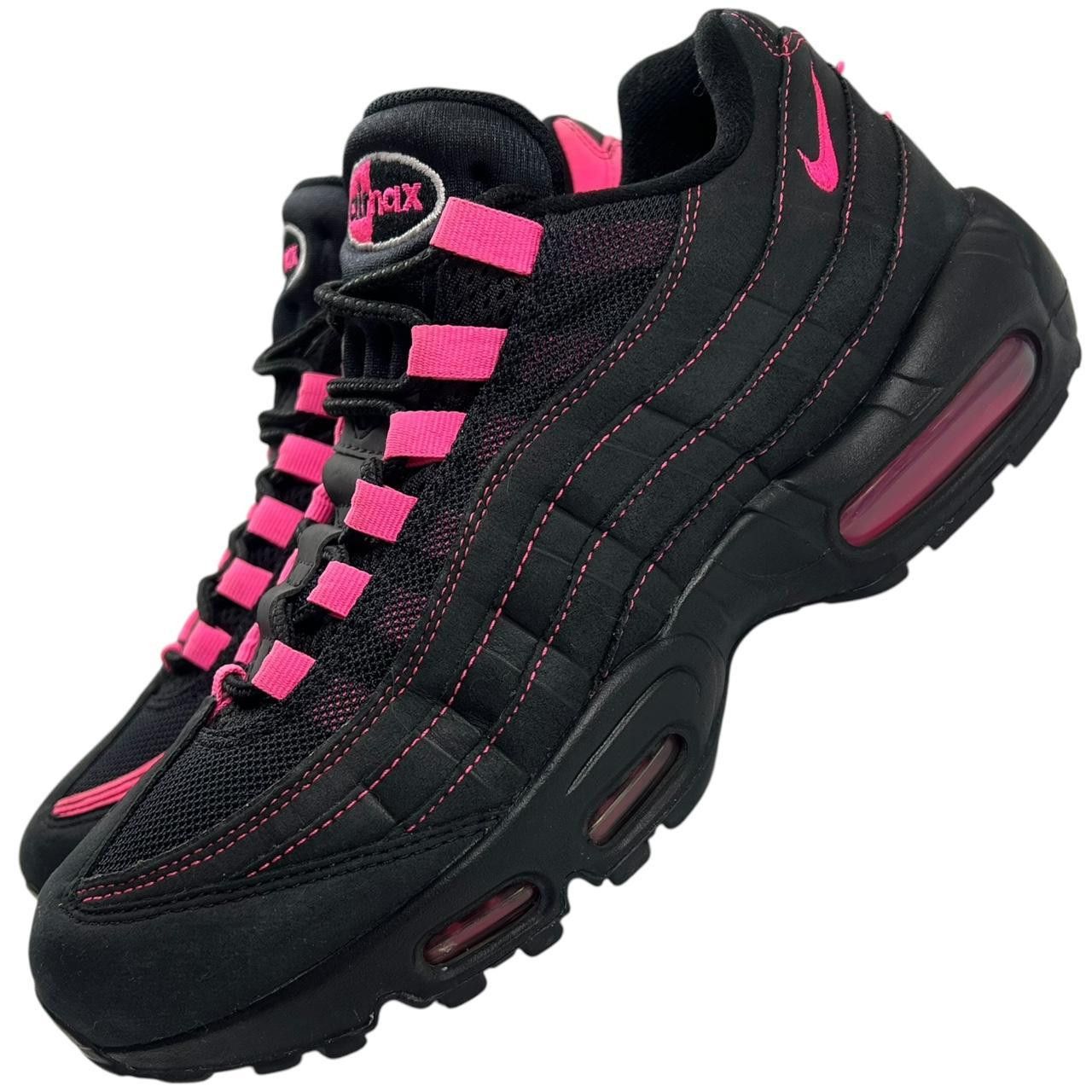 Nike Nike Air Max 95 Black Pink Blast - Size US 9 / EU 44 / UK 8 Size US 9 / EU 42 - 2 Thumbnail