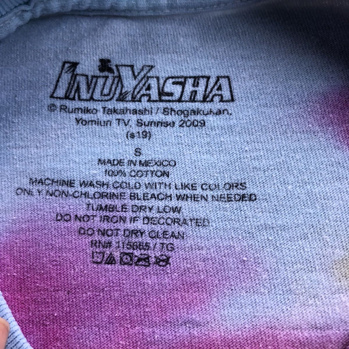 Anime Vintage 2009 InuYasha Anime Rare Shirt Size US M / EU 48-50 / 2 - 5 Thumbnail