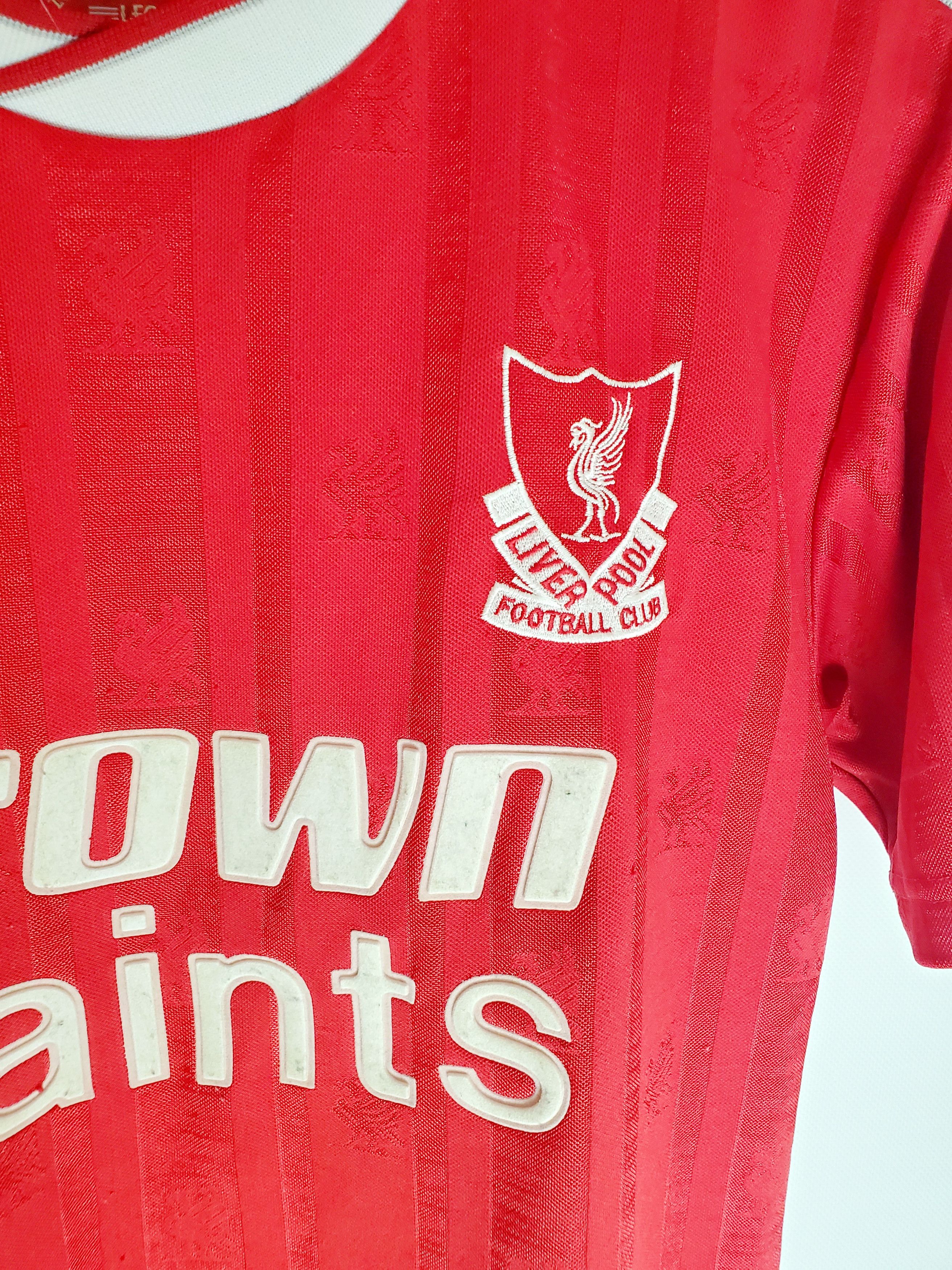 Vintage RETRO REPLICA LIVERPOOL 1987/1988 HOME SOCCER JERSEY M Size US M / EU 48-50 / 2 - 2 Thumbnail