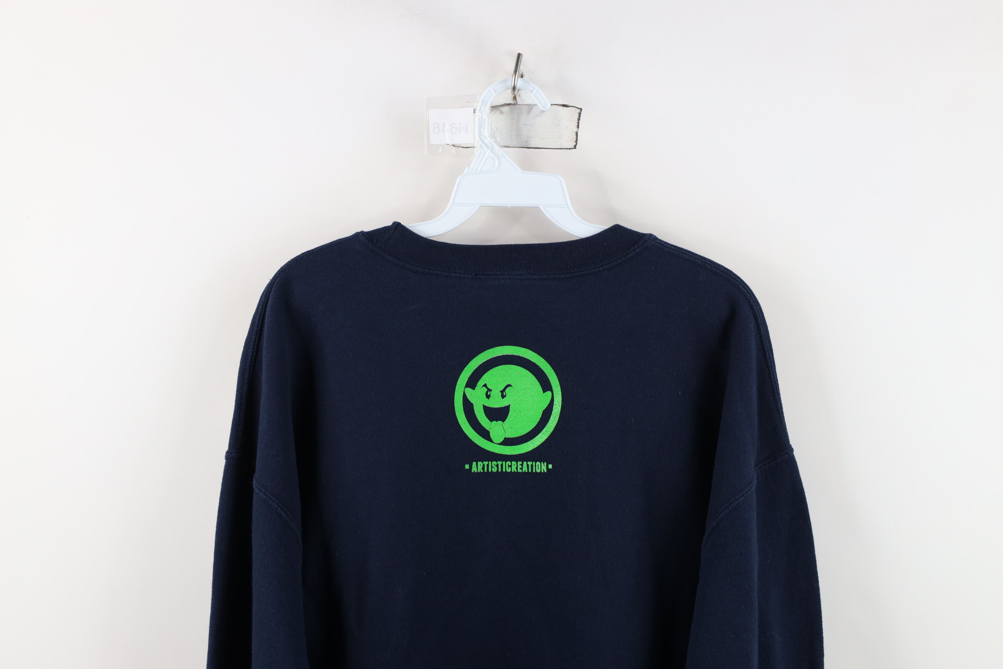 Vintage Vintage Streetwear Mario Ghost Video Crewneck Sweatshirt Size US L / EU 52-54 / 3 - 14 Thumbnail