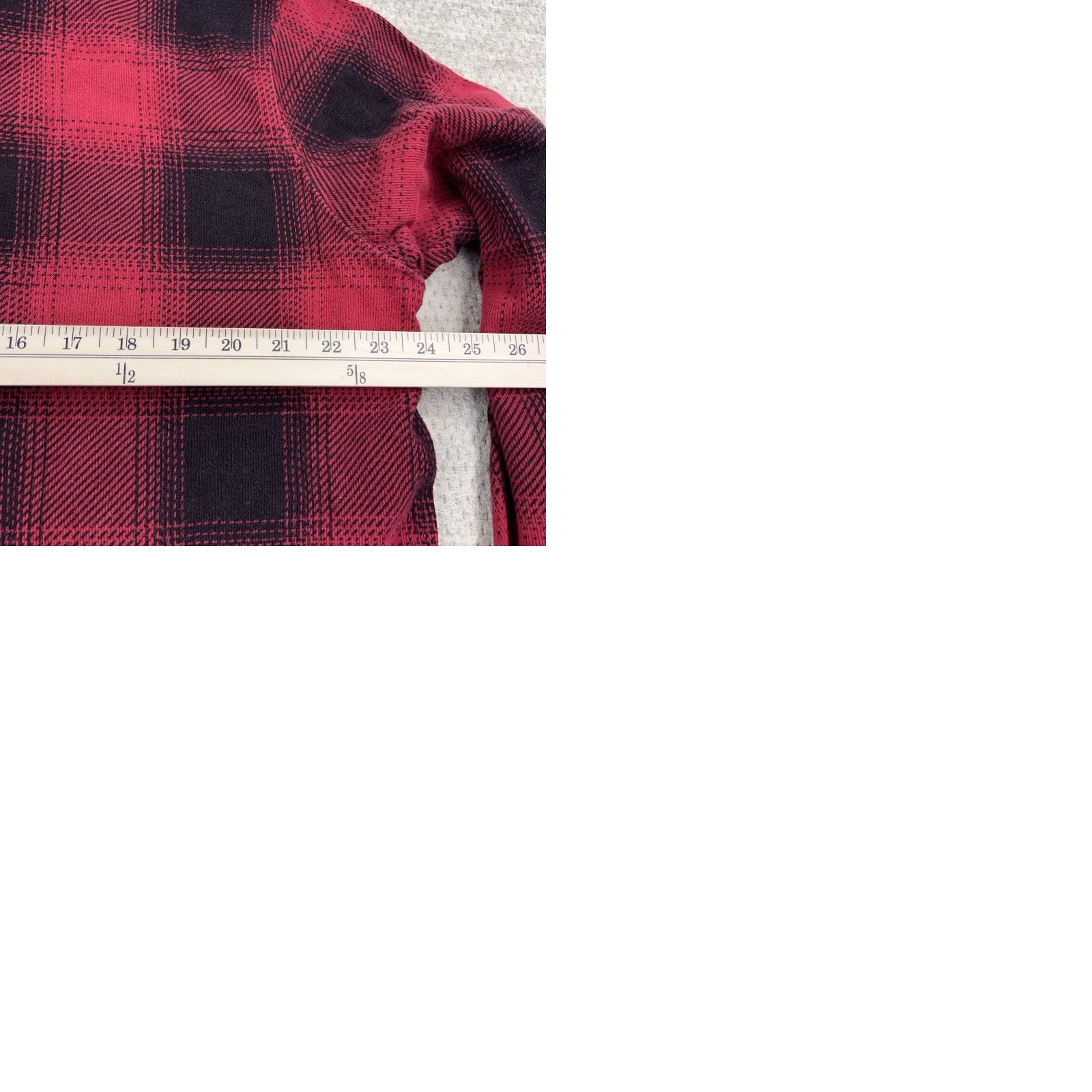 Polo Ralph Lauren Polo Ralph Lauren Sweater Men XL Red Plaid 1/4 Zip Pullover Knitted Knit Mock Neck Zipper Size US XL / EU 56 / 4 - 9 Thumbnail