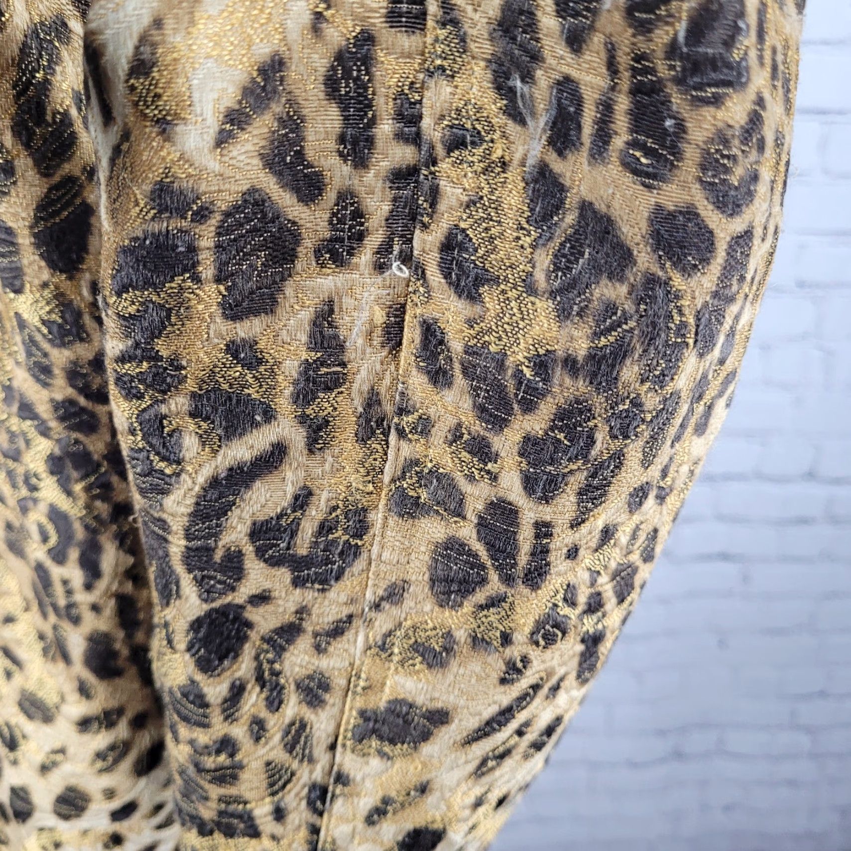 Vintage Chico's Leopard Buttoned Lightweight Lined Jacket 2 US 12 Women Medium? Size XS / US 0-2 / IT 36-38 - 4 Thumbnail