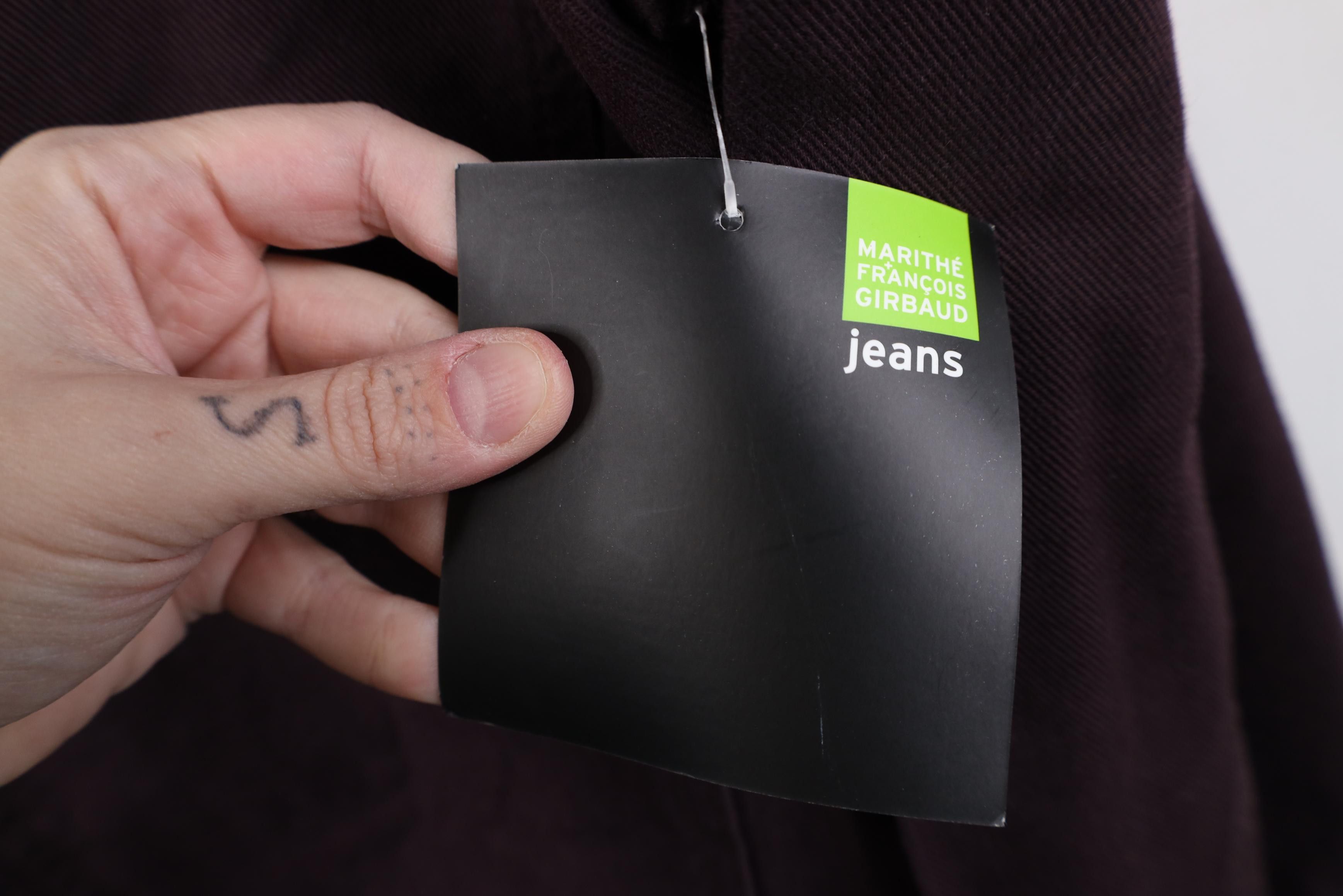 Marithe + Francois Girbaud Deadstock Vintage 90s Marithe Francois Girbaud Jacket Raisin Size US L / EU 52-54 / 3 - 4 Thumbnail