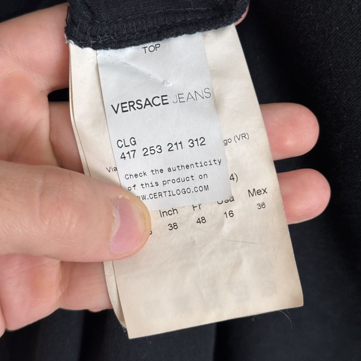Versace Versace Jeans T shirt Black Luxury Sz L Medusa Size US L / EU 52-54 / 3 - 15 Thumbnail