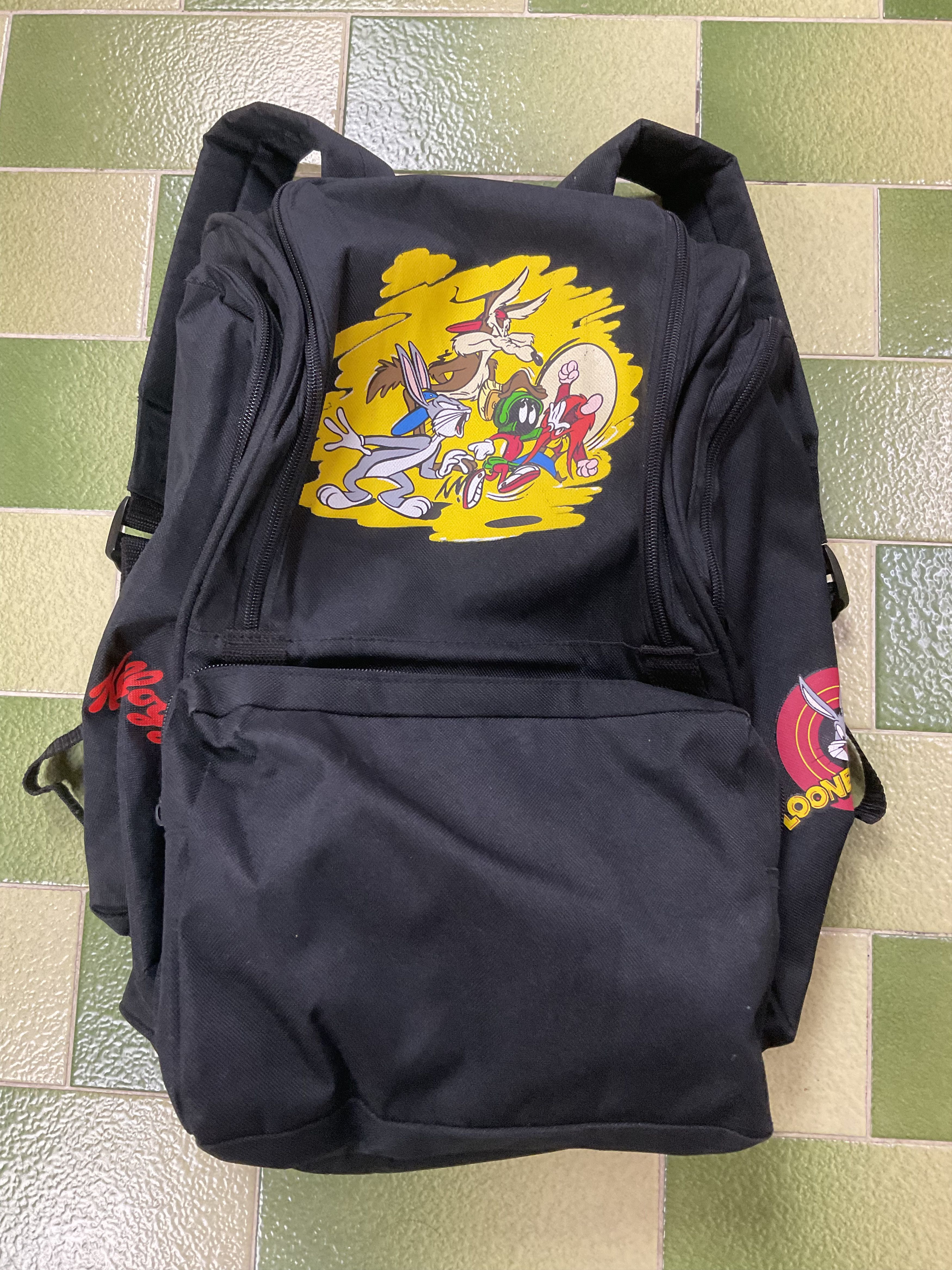 Cartoon Network × Vintage × Warner Bros Vintage Kelloggs Looney Tunes Characters Bagpack 1997 Size ONE SIZE - 4 Thumbnail