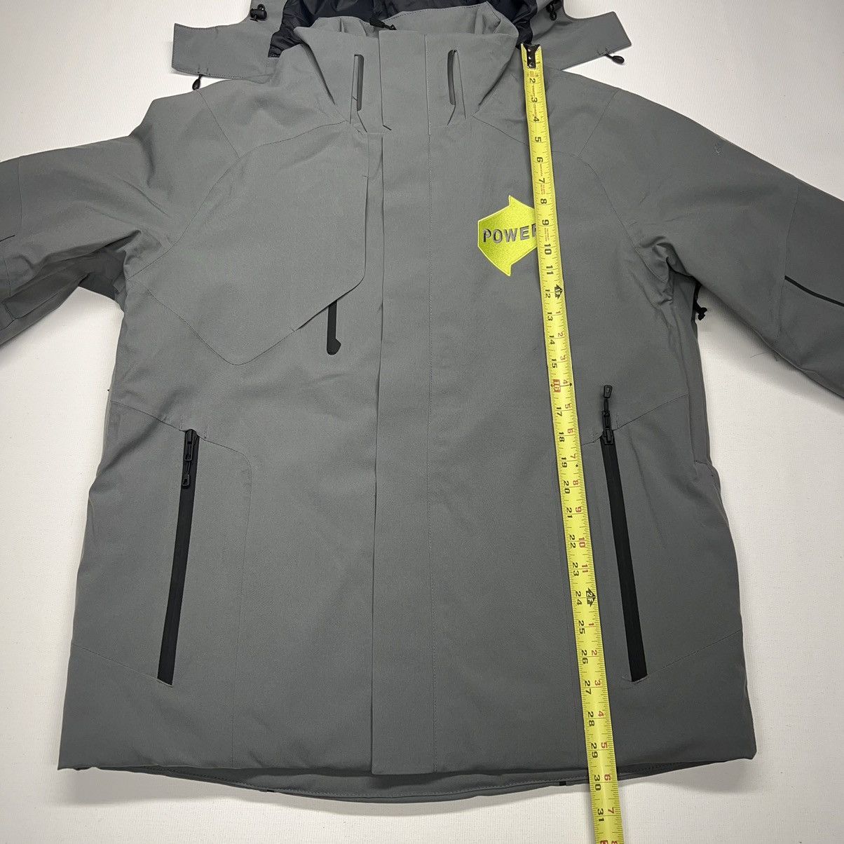 Eddie Bauer Jacket Grey Insulated Weather Edge Plusg Zip