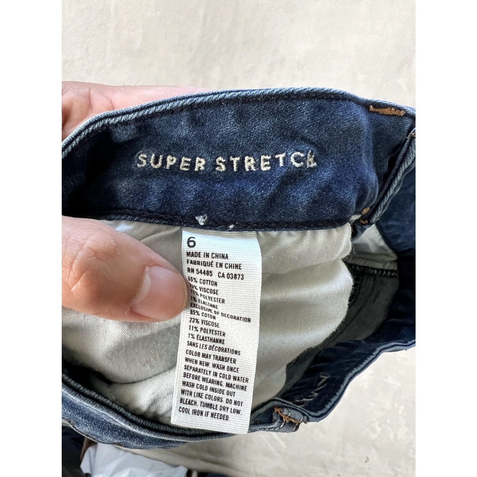 American Eagle Outfitters American Eagle Shorts Womens 6 Blue Super Stretch Denim Cutoff Cuffed Casual Size 28" / US 6 / IT 42 - 5 Thumbnail