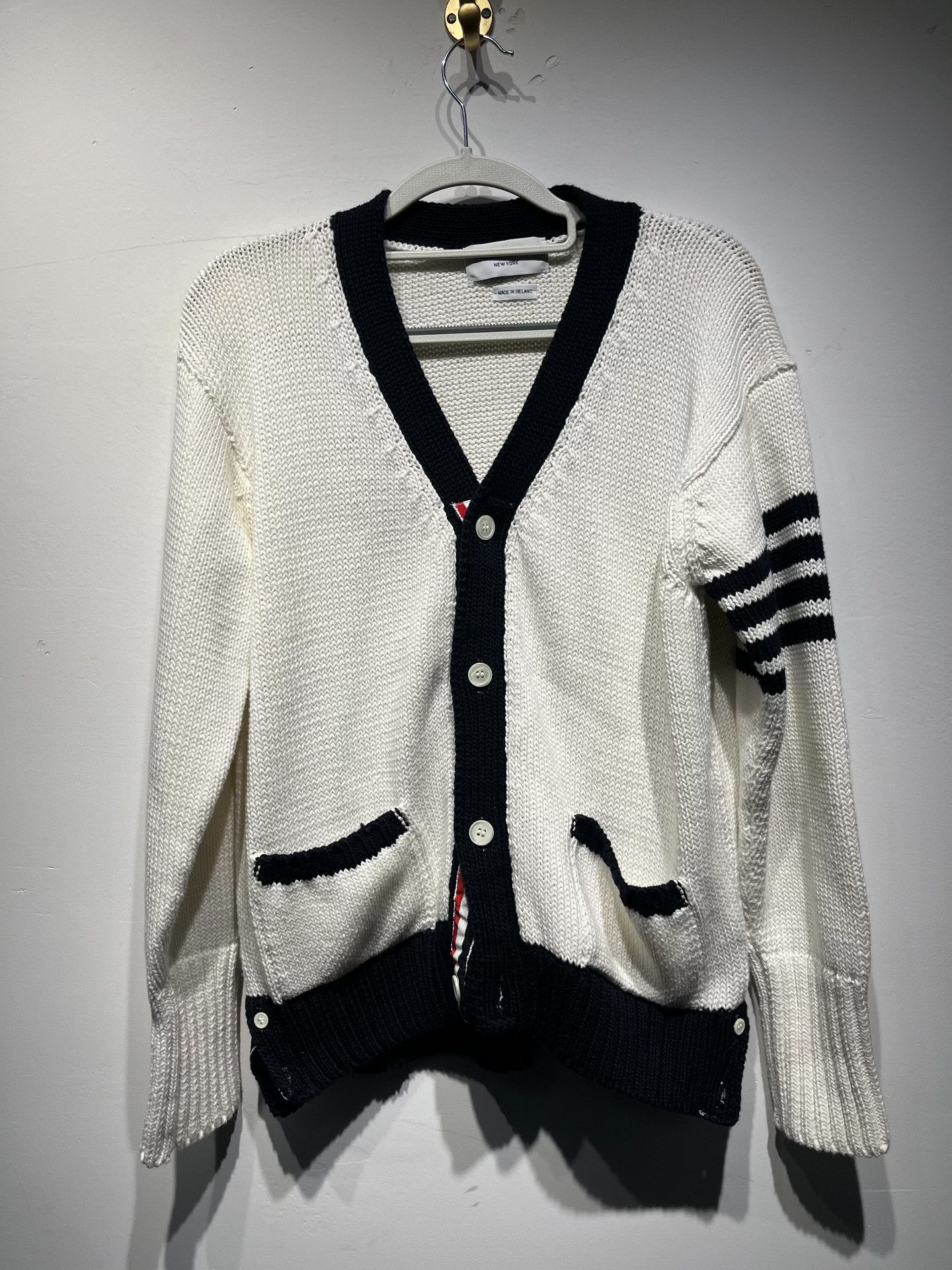 Thom Browne Thom Browne Knit Striped Brown Sweater 3 Women Size XS / US 0-2 / IT 36-38 - 1 Thumbnail