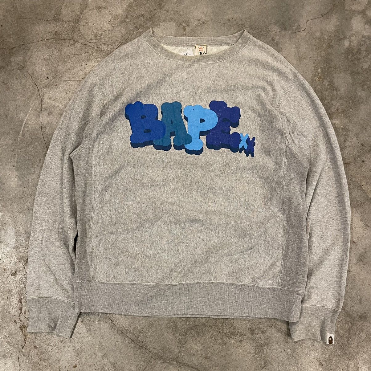 Bape x Kaws Crewneck