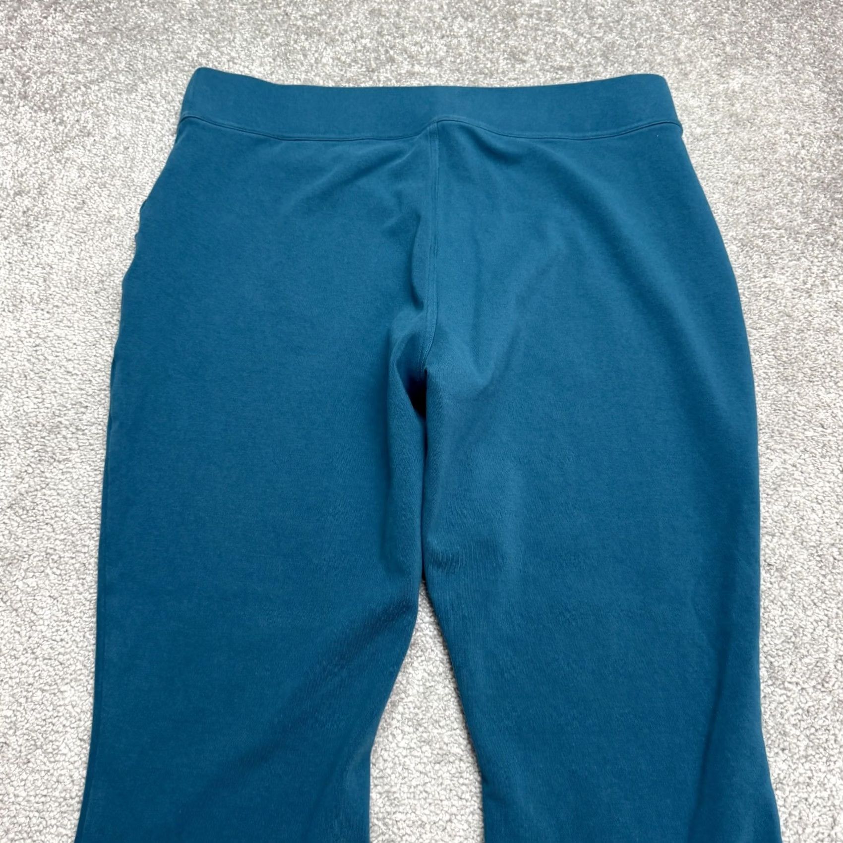CO Duluth Legging Pants Womens Large Regular Teal Blue Cotton Blend Comfortable Stretch Pull On Casual Knit Inseam 27 in Ankle Size 36" / US 14 / IT 50 - 4 Thumbnail