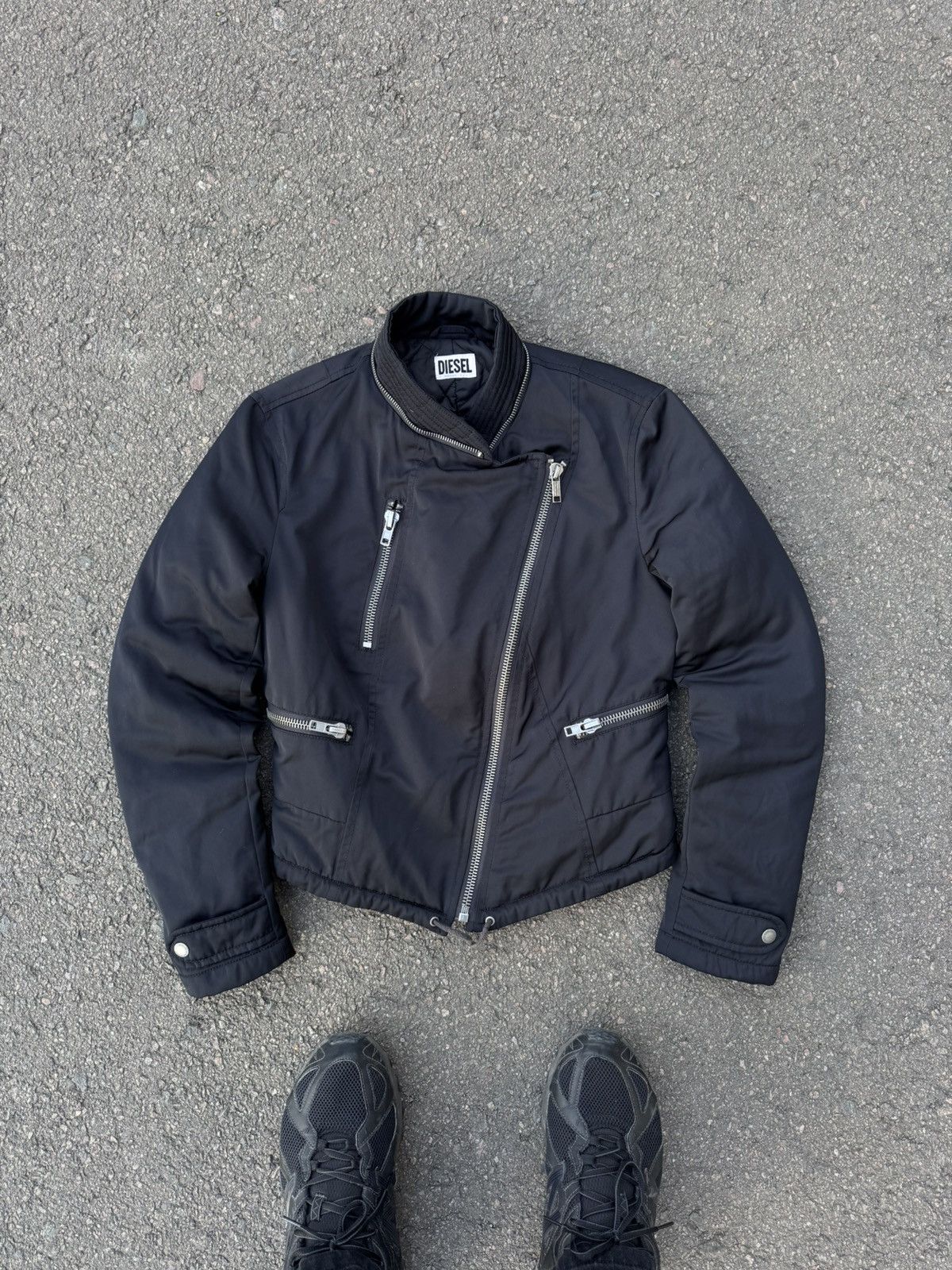 Diesel Vintage Diesel Bondage Bomber Jacket y2k Size S / US 4 / IT 40 - 1 Thumbnail