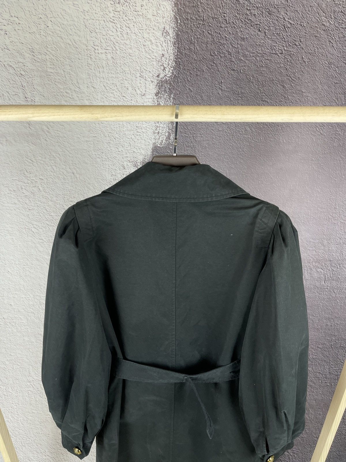 Dolce & Gabbana Dolce & Gabbana double-breasted cotton black coat women’s Size M / US 6-8 / IT 42-44 - 17 Thumbnail