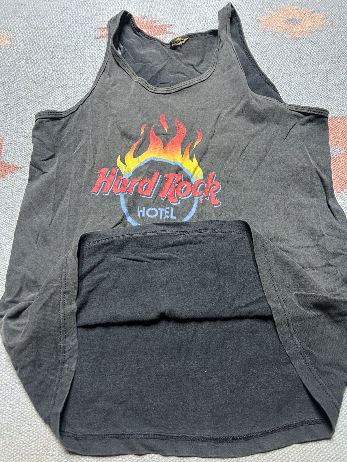 Vintage Vtg tank top t shirt hard rock hotel Vegas flames faded larg Size US L / EU 52-54 / 3 - 5 Thumbnail