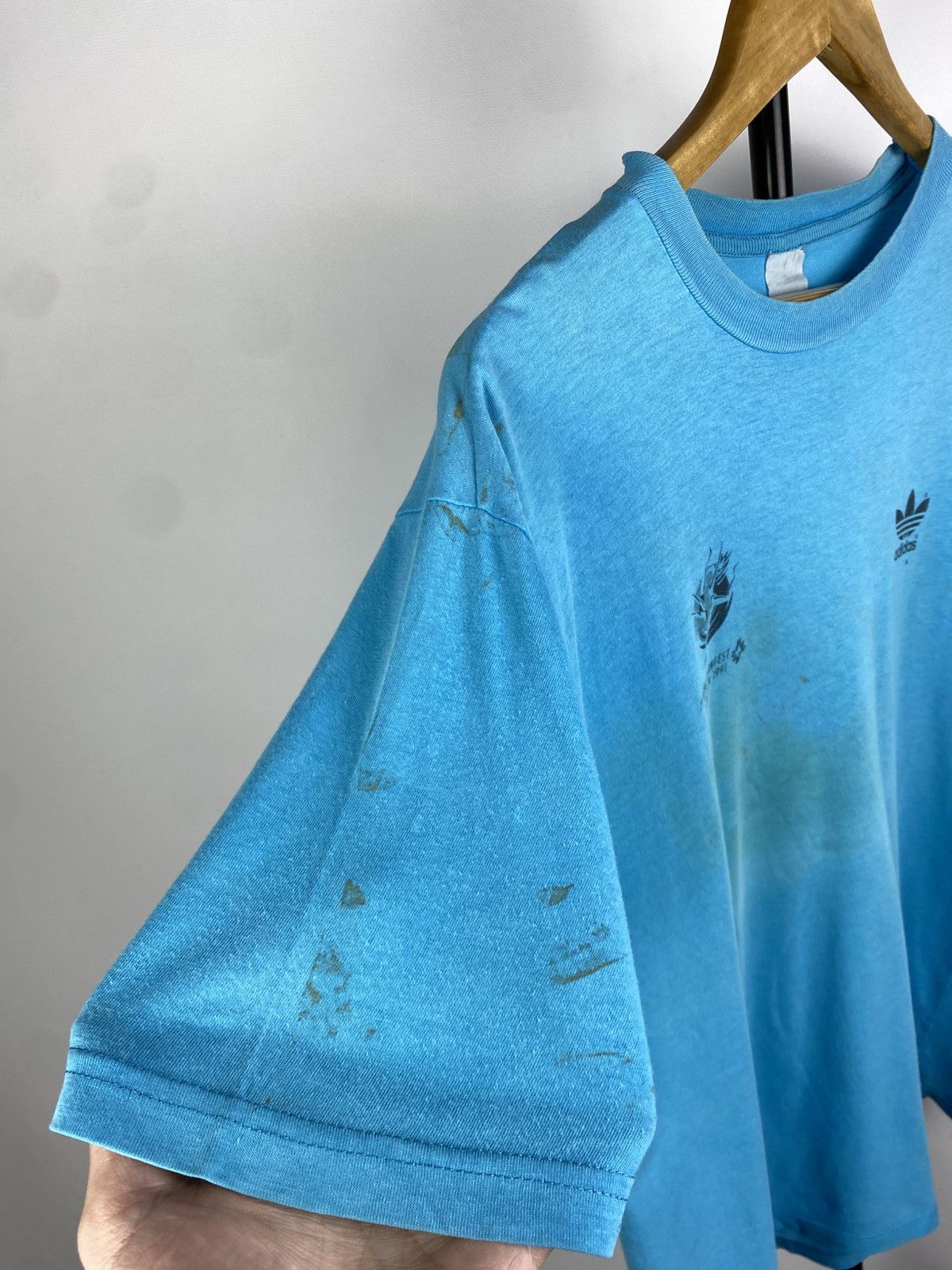 Adidas × Vintage Vintage 1991 71 Eidg. Turnfest LUZERN Adidas T Shirt Size US L / EU 52-54 / 3 - 7 Thumbnail