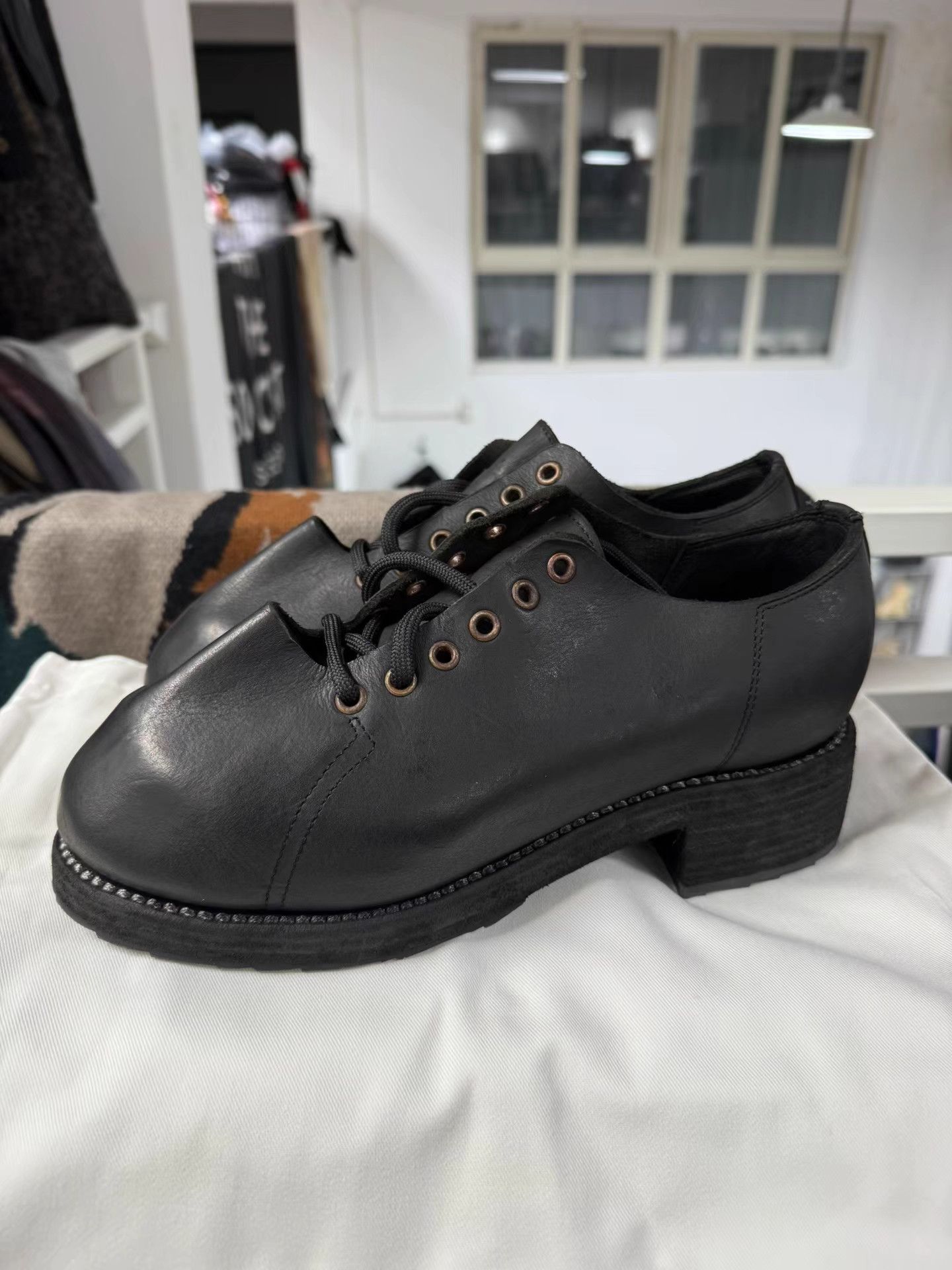 Guidi GUIDI Shark Derby Shoes K20 Size US 6 / EU 39 - 2 Thumbnail