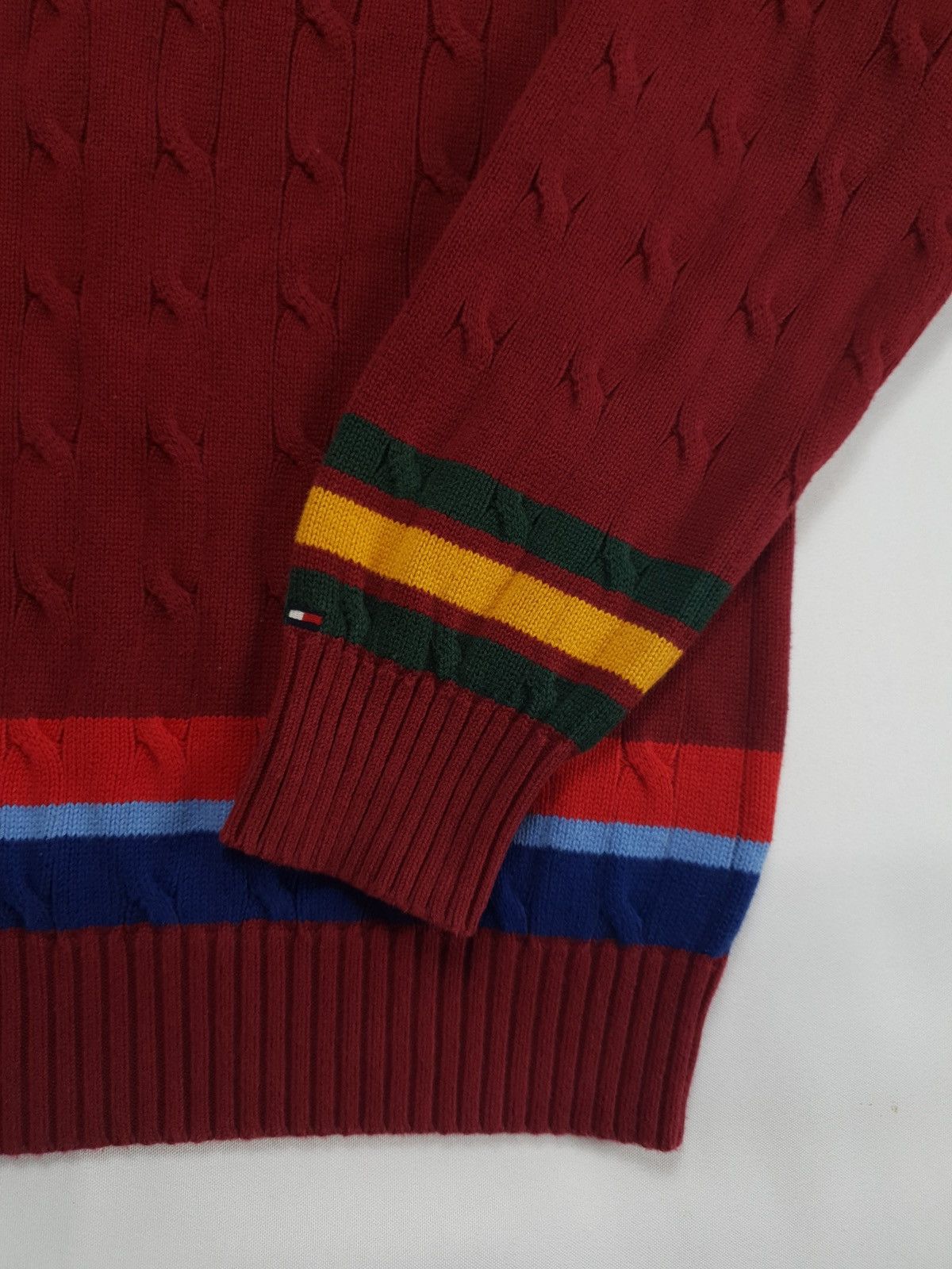 Tommy Hilfiger Vintage Tommy Hilfiger Crawford Cricket V-Neck Sweater Size US L / EU 52-54 / 3 - 2 Thumbnail