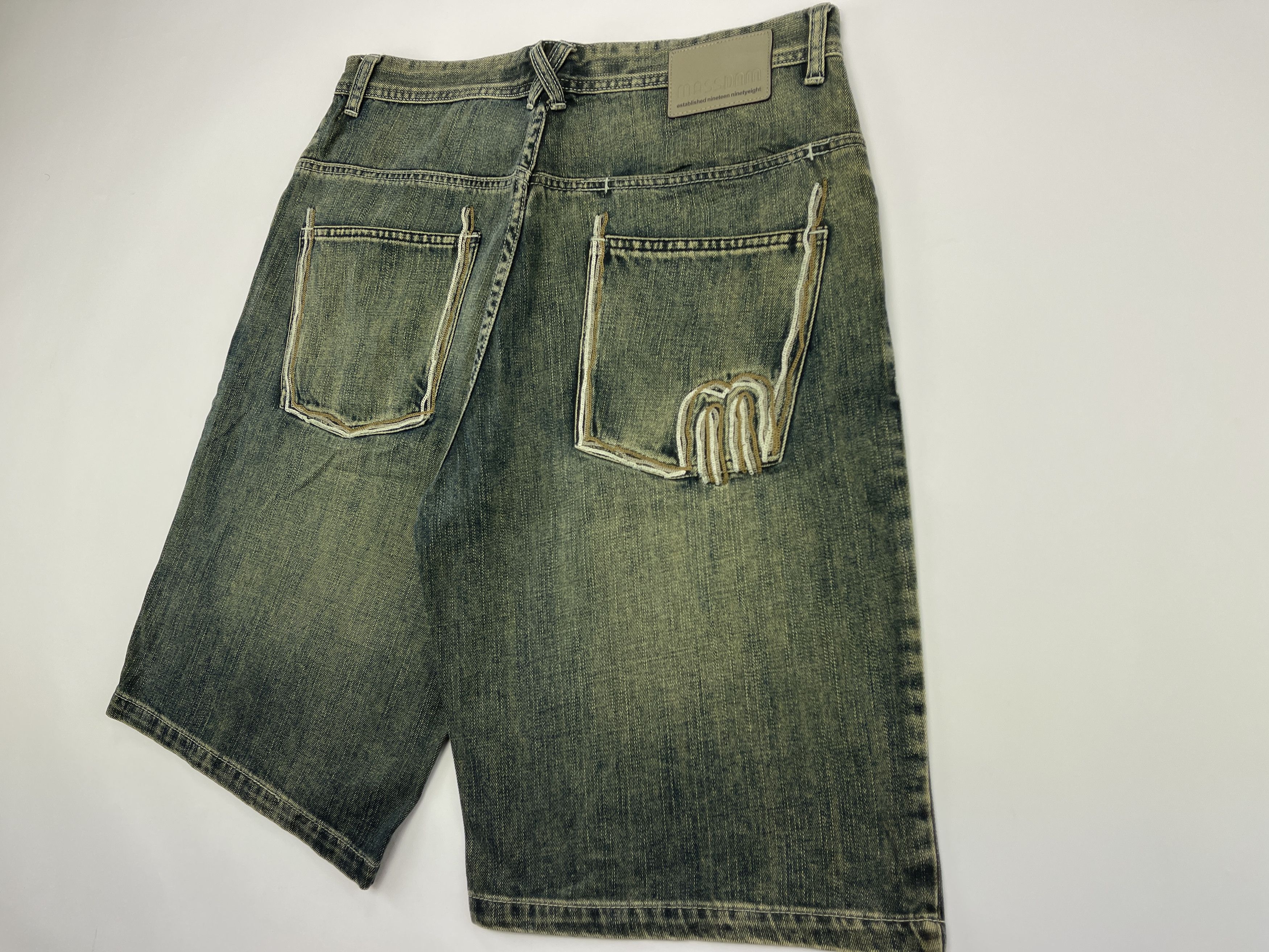 Vintage Mass DNM jeans shorts, vintage hip hop, 90s, skater, size 34 Size US 34 / EU 50 - 4 Thumbnail