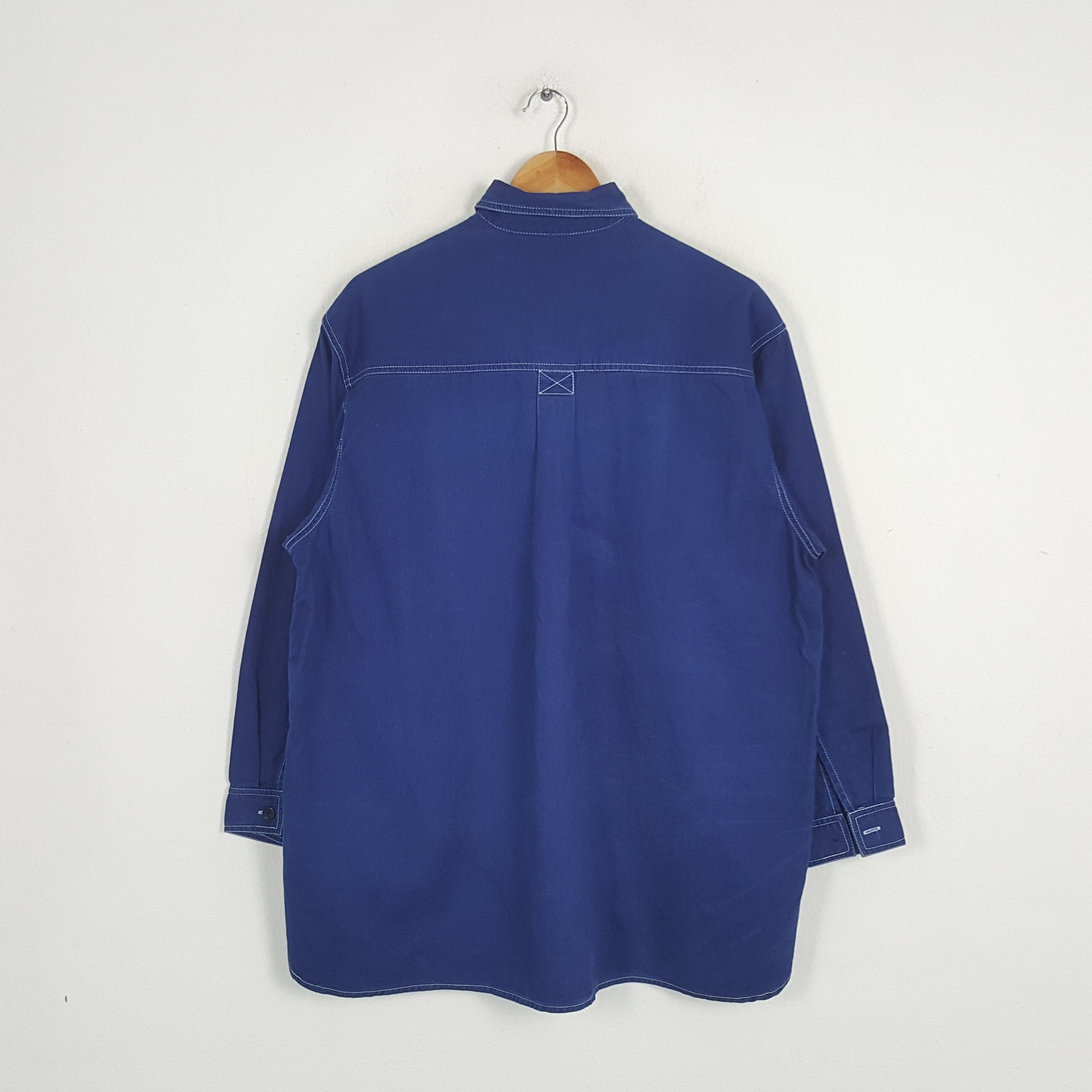 Vintage × Y's × Yohji Yamamoto Vintage Y's For Living by Yohji Yamamoto Denim Jacket Size US XL / EU 56 / 4 - 3 Thumbnail
