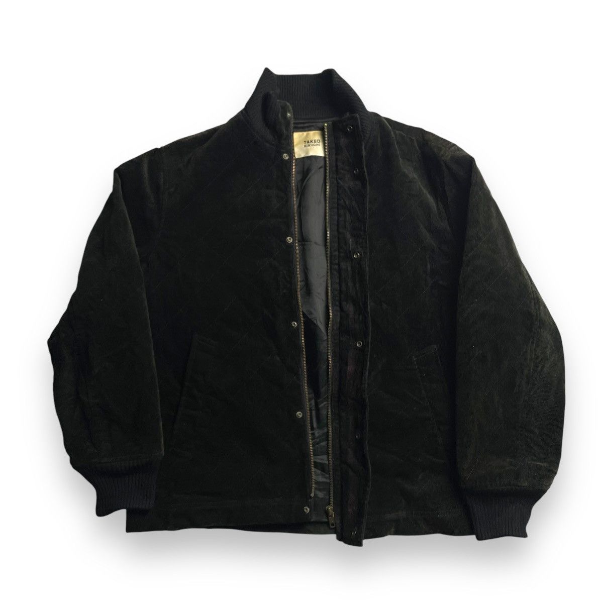 Takeo Kikuchi 🇯🇵 TAKEO KIKUCHI WOOL BOMBER JACKET Size US M / EU 48-50 / 2 - 3 Thumbnail