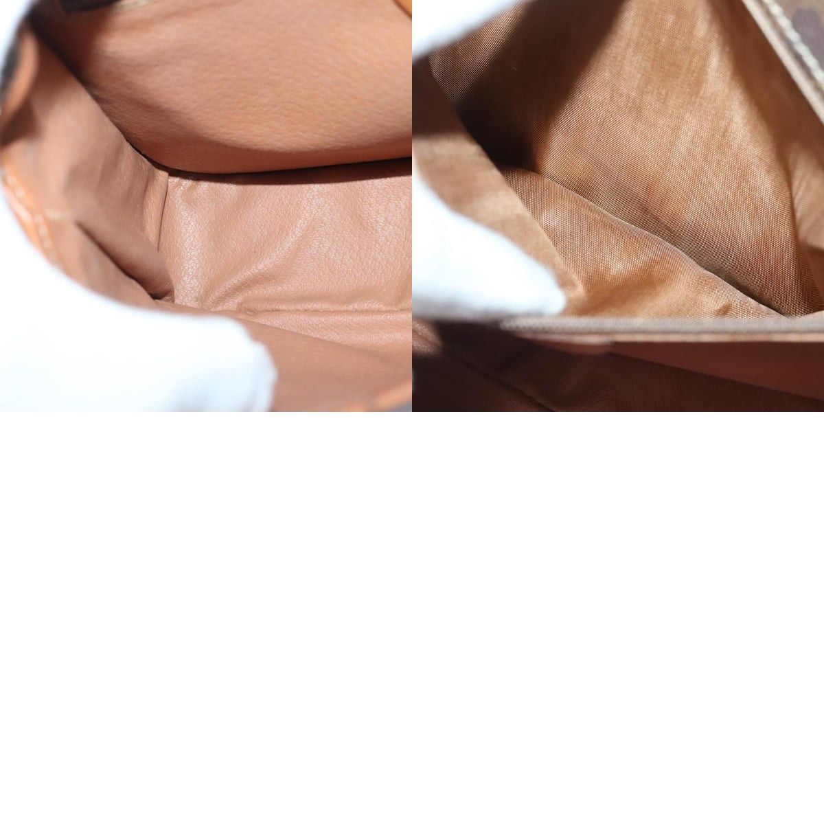 Celine CELINE Macadam Canvas Circle Shoulder Bag Pvc Leather Brown Size ONE SIZE - 13 Thumbnail