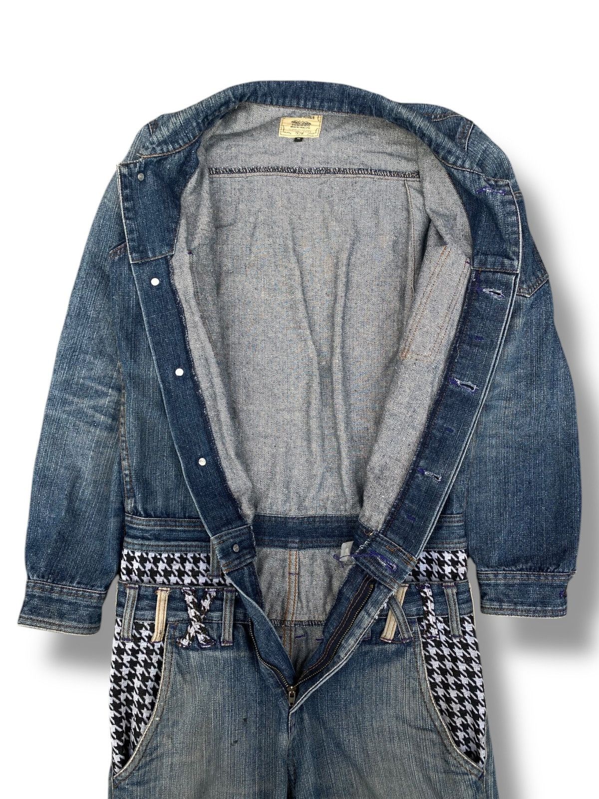 Issey Miyake × Japanese Brand Vintage Jungle Storm Indigo Coverall. #E8 Size US 32 / EU 48 - 5 Thumbnail