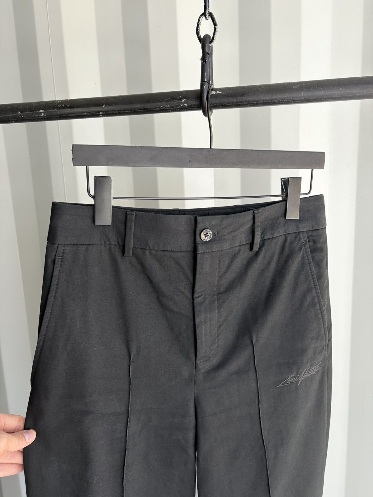 Louis Vuitton Pleated Trouser Pants Virgil Era Size US 30 / EU 46 - 2 Thumbnail