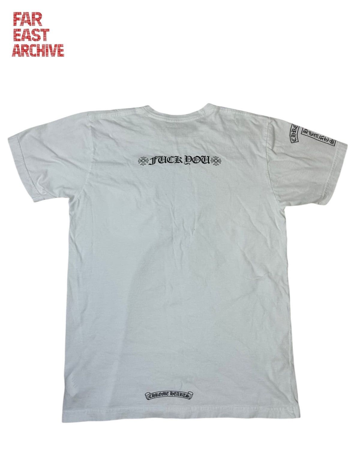 Chrome Hearts FUCK YOU LOGO T SHIRT Size US M / EU 48-50 / 2 - 2 Thumbnail