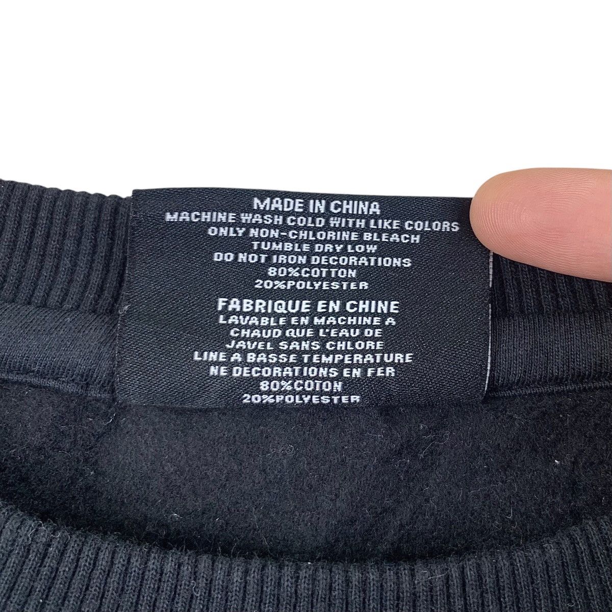 Vintage HOODRAT STUFF Small Embroidered Logo Black Sweatshirt Size US S / EU 44-46 / 1 - 8 Thumbnail