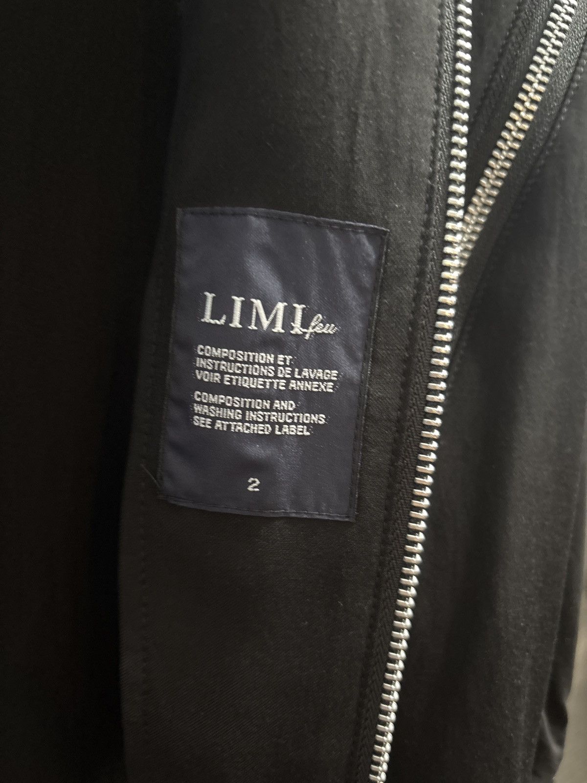 Limi Feu Limi Feu Hard Twist Gabardine Zip Blouson Size XS / US 0-2 / IT 36-38 - 6 Thumbnail