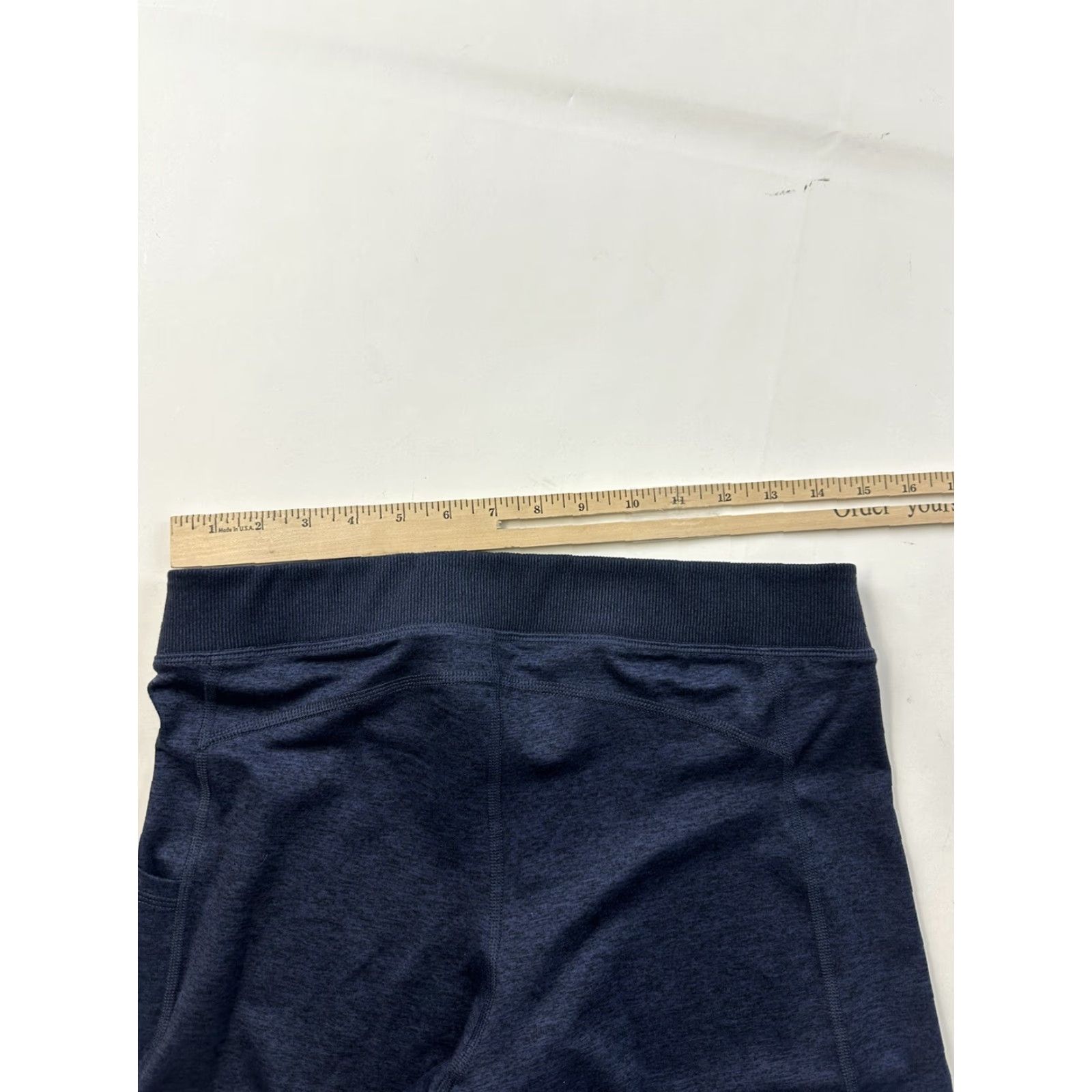 Champion VINTAGE Champion Leggings Women’s L Blue Cropped Size 36" / US 14 / IT 50 - 7 Thumbnail