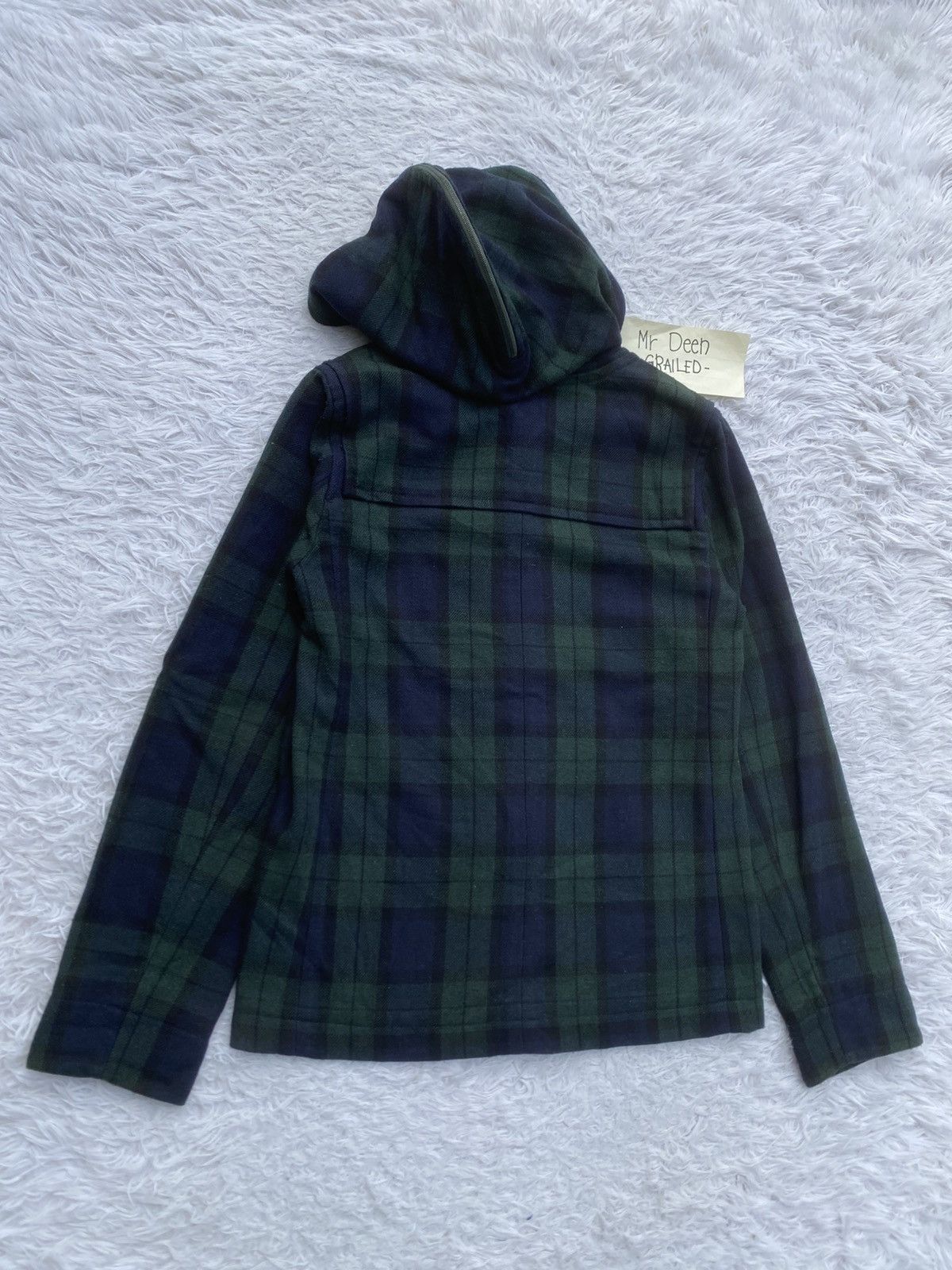 A.P.C. Rare Vintage A.P.C Checkered Wool Hooded Jacket Size US XS / EU 42 / 0 - 19 Thumbnail