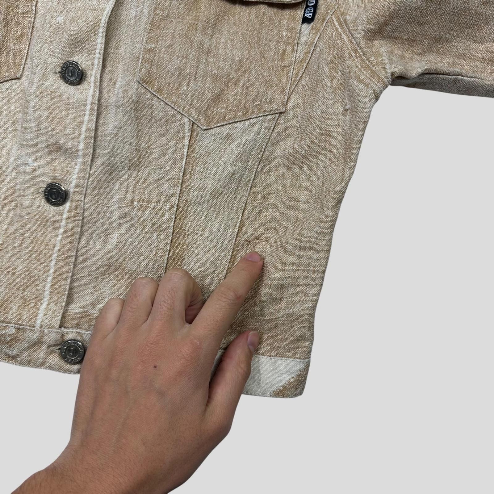 Designer Gianfranco Ferre 90’s Sublimation Acid Wash Hemp Jacket XS/S Size S / US 4 / IT 40 - 9 Thumbnail