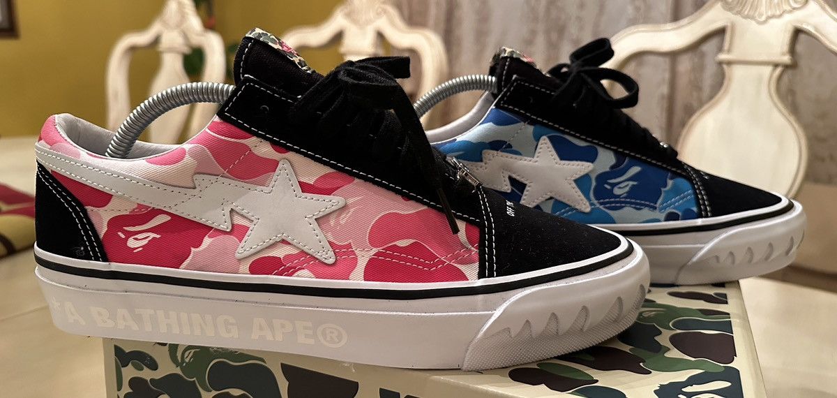 Vans Vans x Bape Old Skool 36’ ABC Camo Size US 9 / EU 42 - 1 Thumbnail