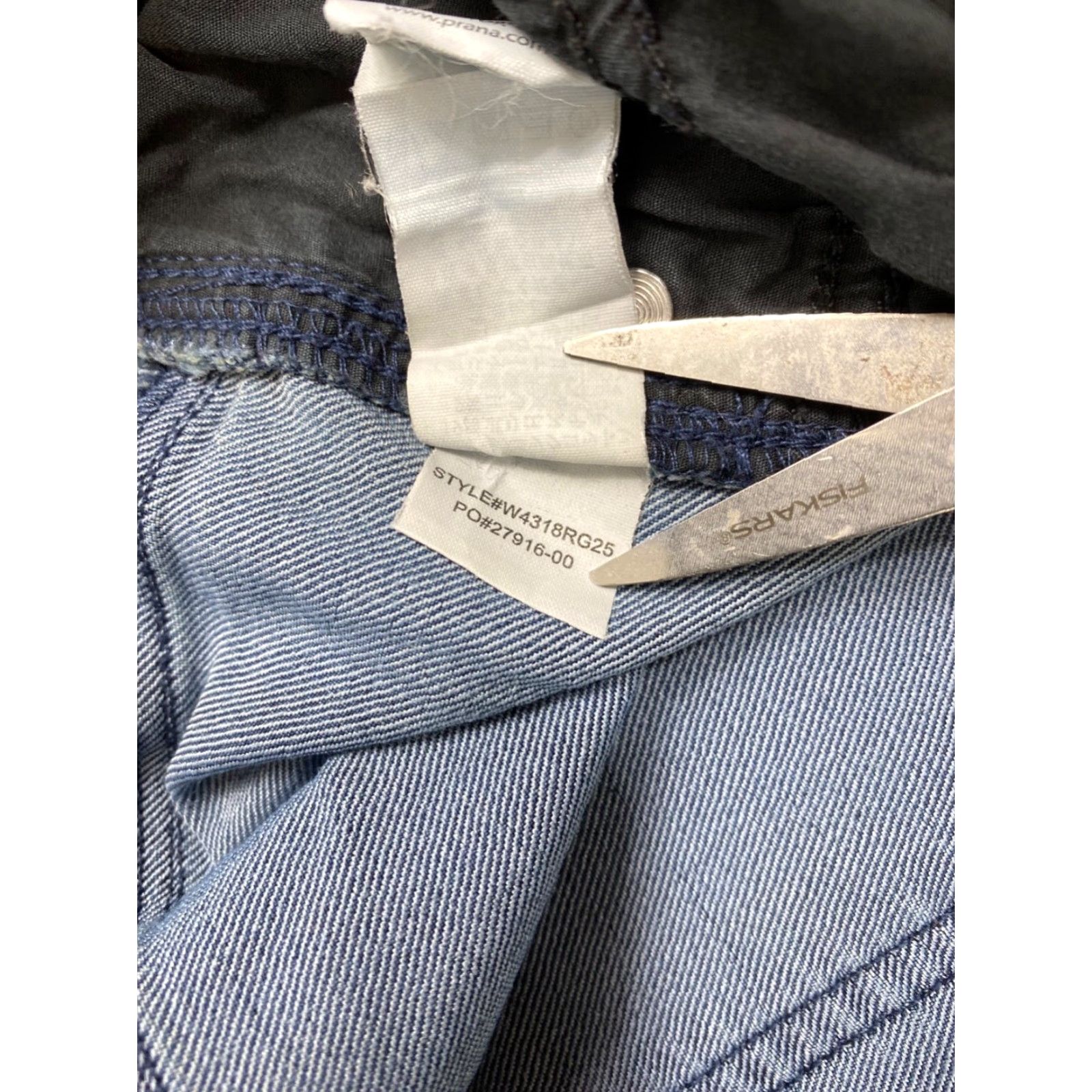Prana prAna Kayla Jeans Womens 8/29 Blue Denim Slim Skinny Stretch Pockets 28 in Regular 8 Size 30" / US 8 / IT 44 - 6 Thumbnail