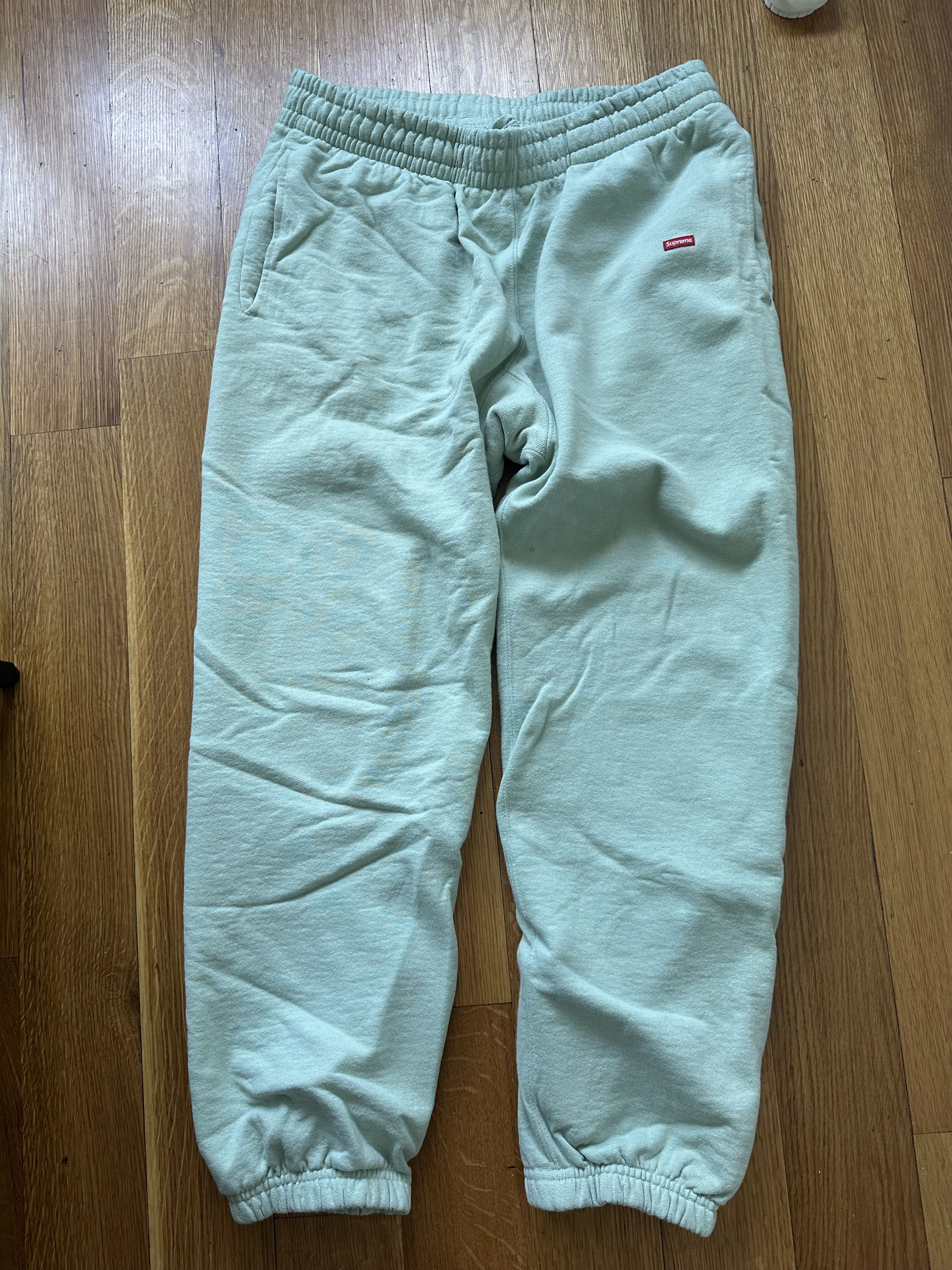 Supreme Supreme Fleece Sweatpants - Mint Green Size US 32 / EU 48 - 1 Thumbnail