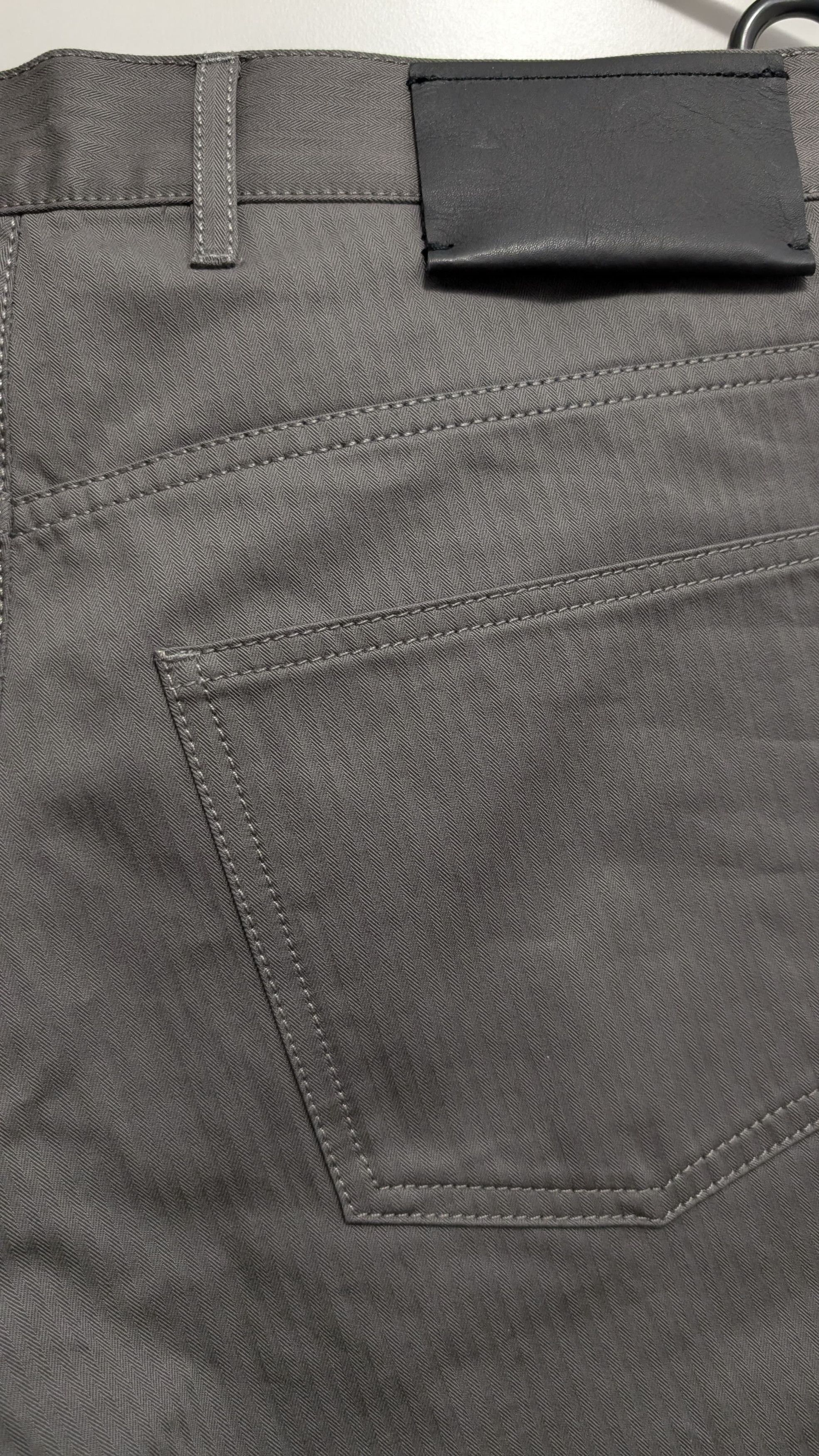 Lanvin LANVIN Grey Chevron Pattern Trousers - 31 - Skinny Fit Size US 31 - 6 Thumbnail