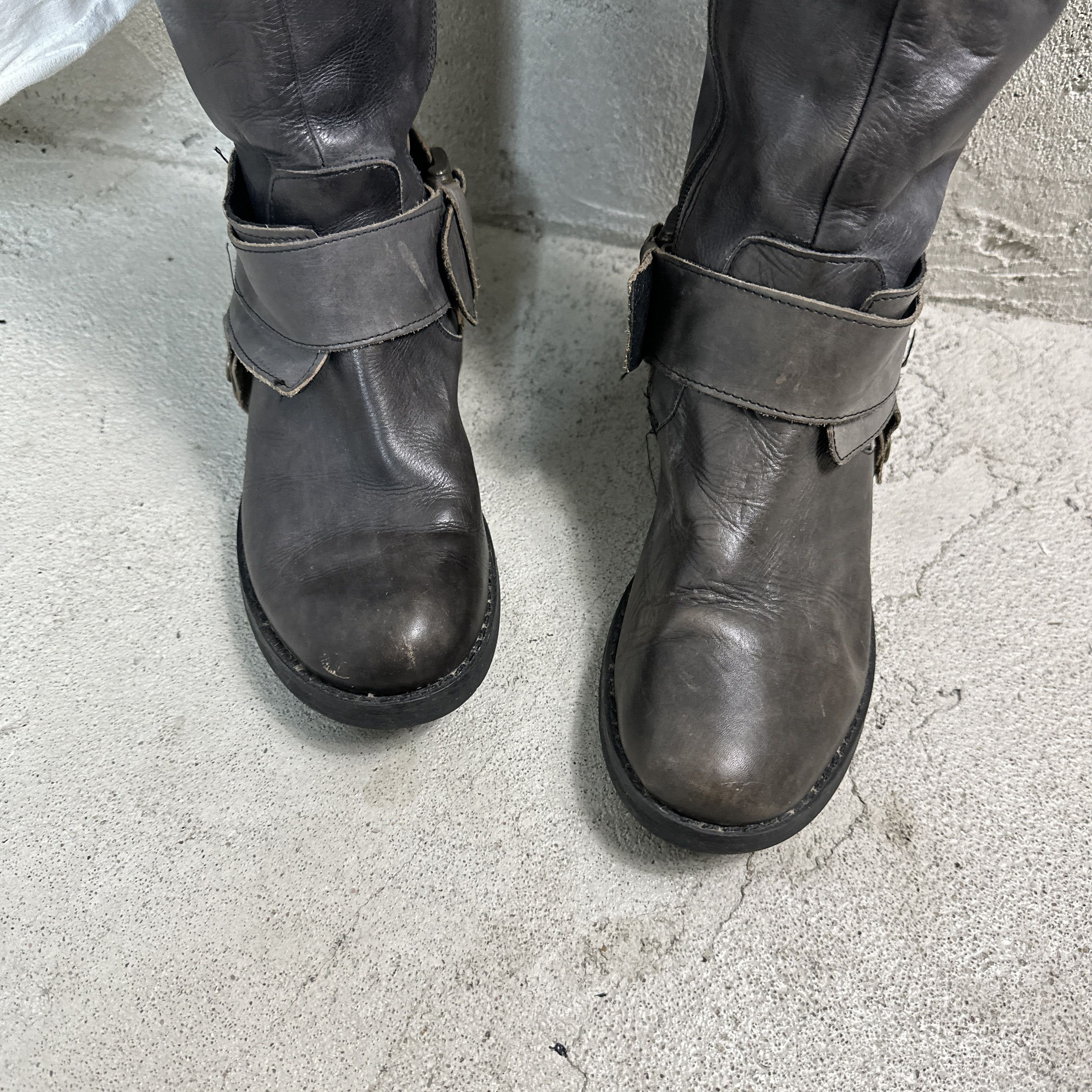 Vintage Leather Boots Buckled Avant Garde Size US 6 / IT 36 - 5 Thumbnail