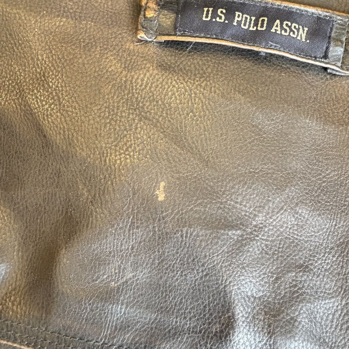 U.S. Polo Assn. US Polo Assn Leather Jacket Size US XL / EU 56 / 4 - 13 Thumbnail