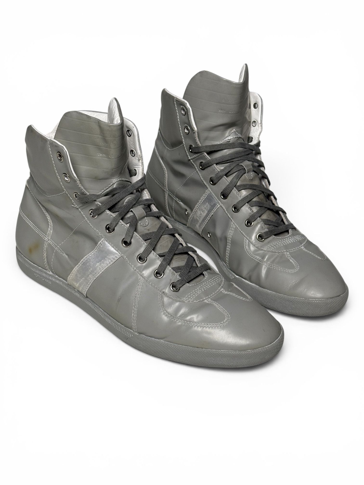 Dior 2007 VOTC Dior Homme B48 Hi Top Leather Sneakers Shoes 45