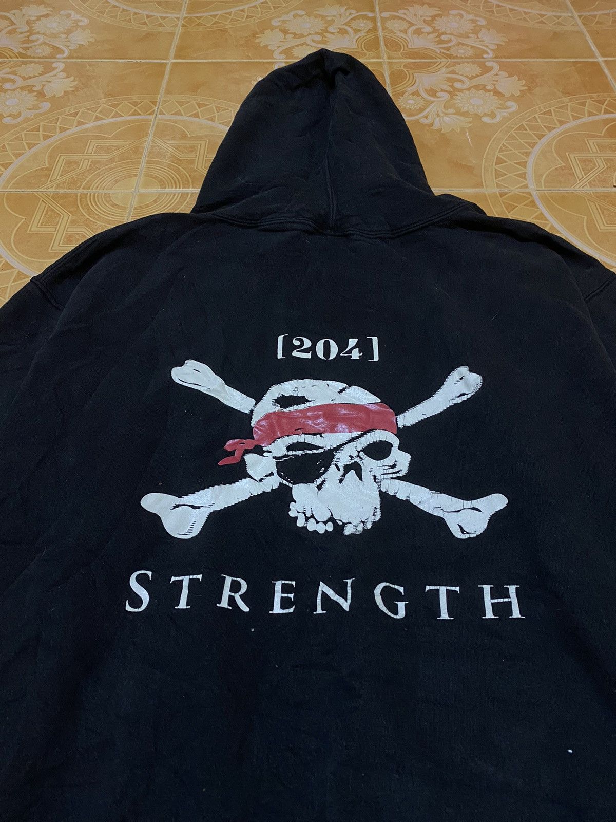 Alstyle 204 skulls Strength big logo hoodies Size US XL / EU 56 / 4 - 7 Thumbnail