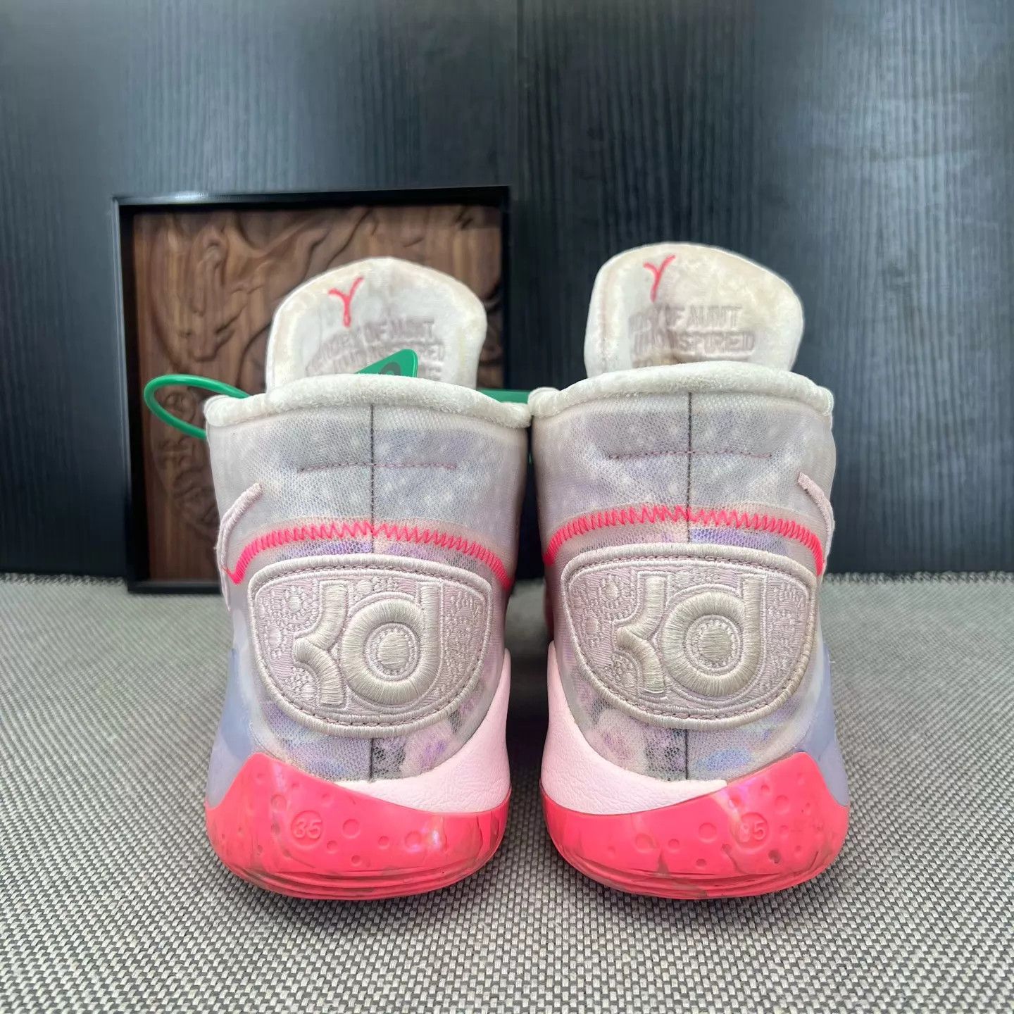 Nike Nike KD12 Breast Cancer Pink 45 Boxed New Size US 12 / EU 45 - 5 Thumbnail